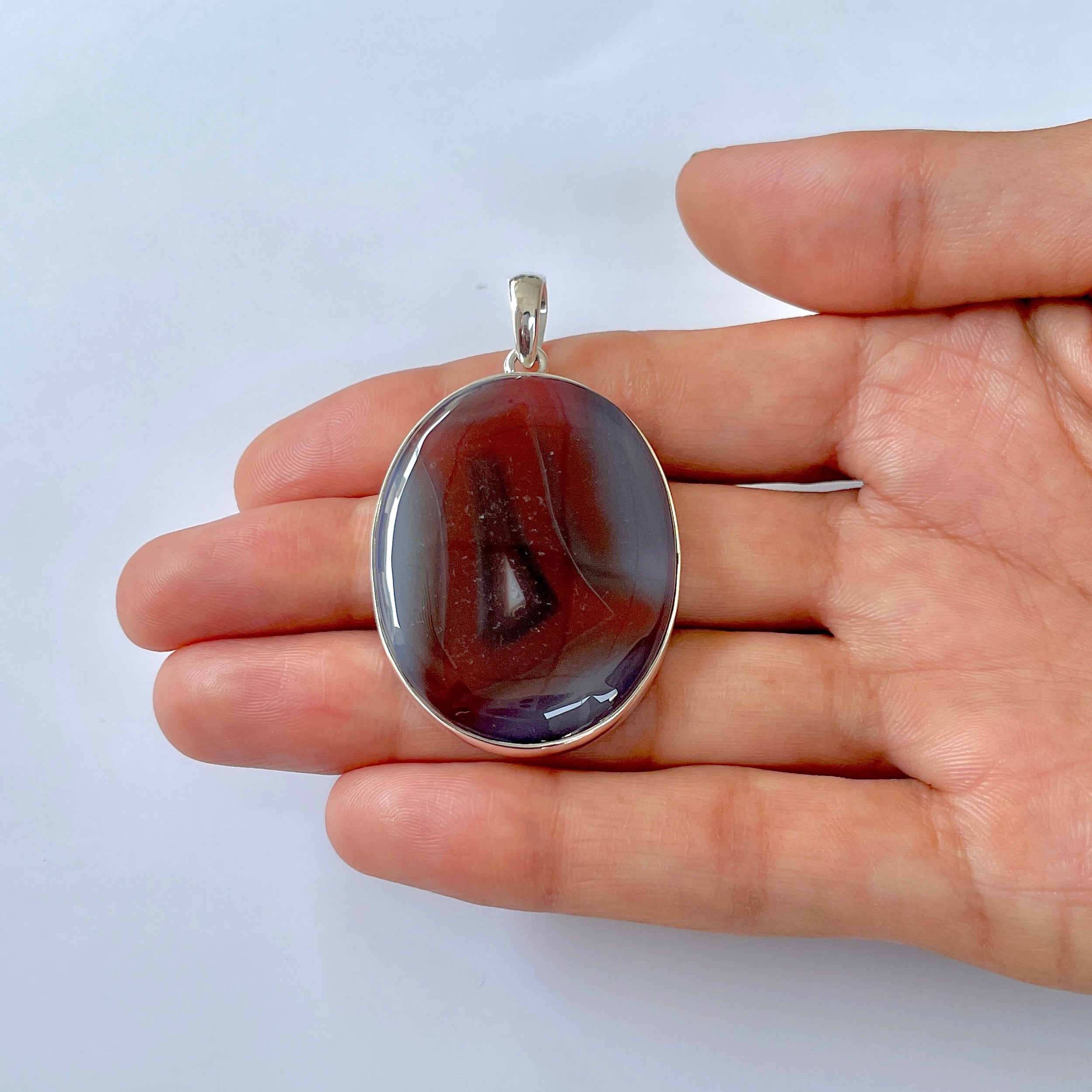 Botswana Agate Pendant-(BWA-1-58)