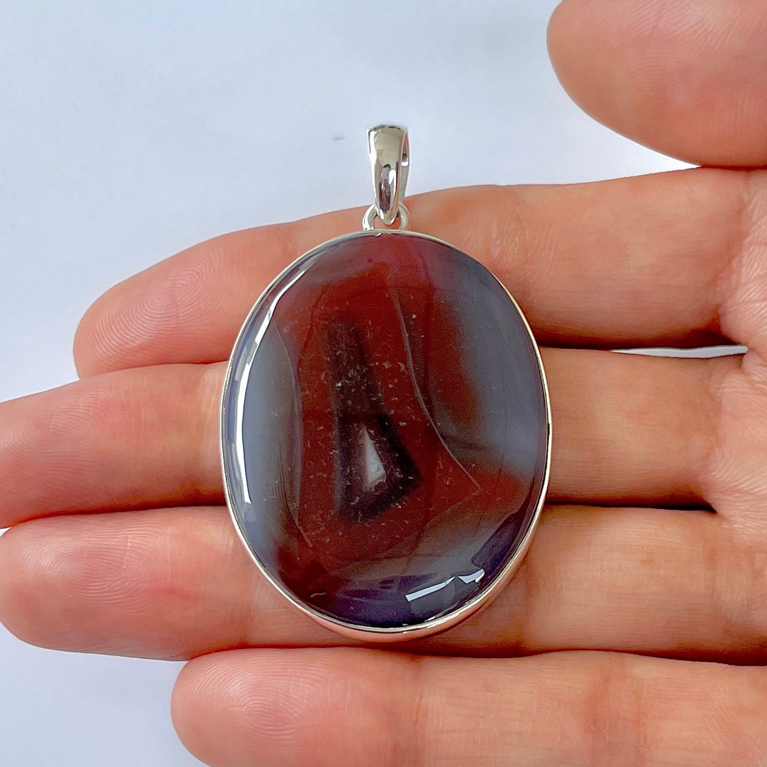Botswana Agate Pendant-(BWA-1-58)