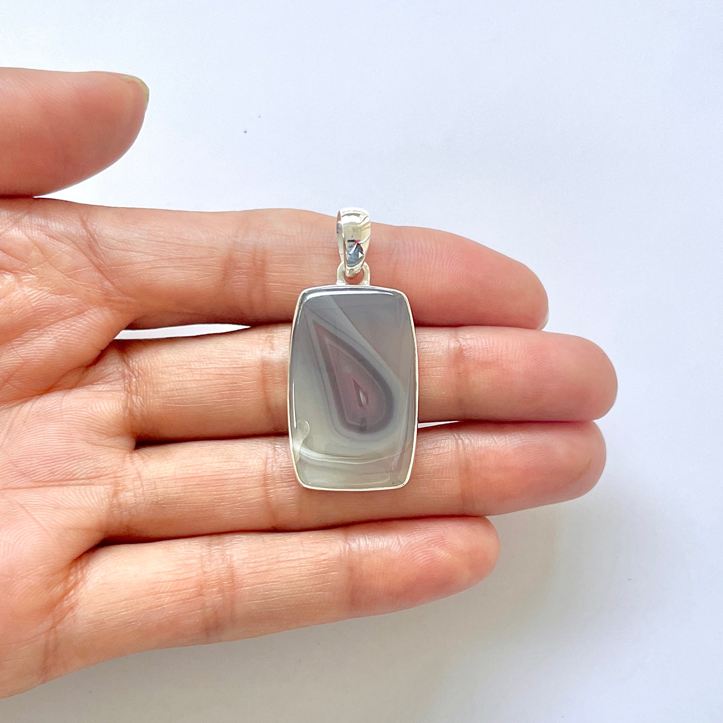 Botswana Agate Pendant-(BWA-1-6)