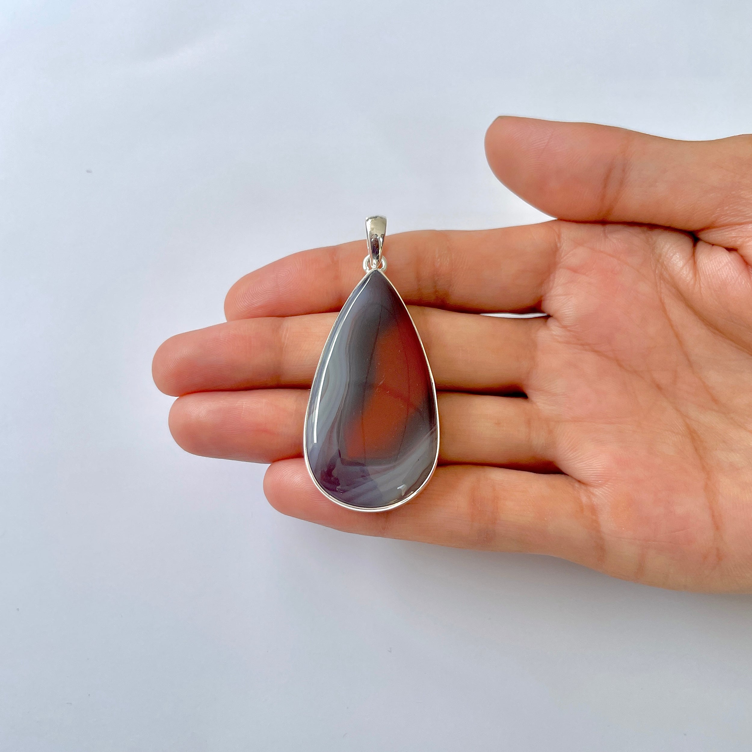 Botswana Agate Pendant-(BWA-1-64)