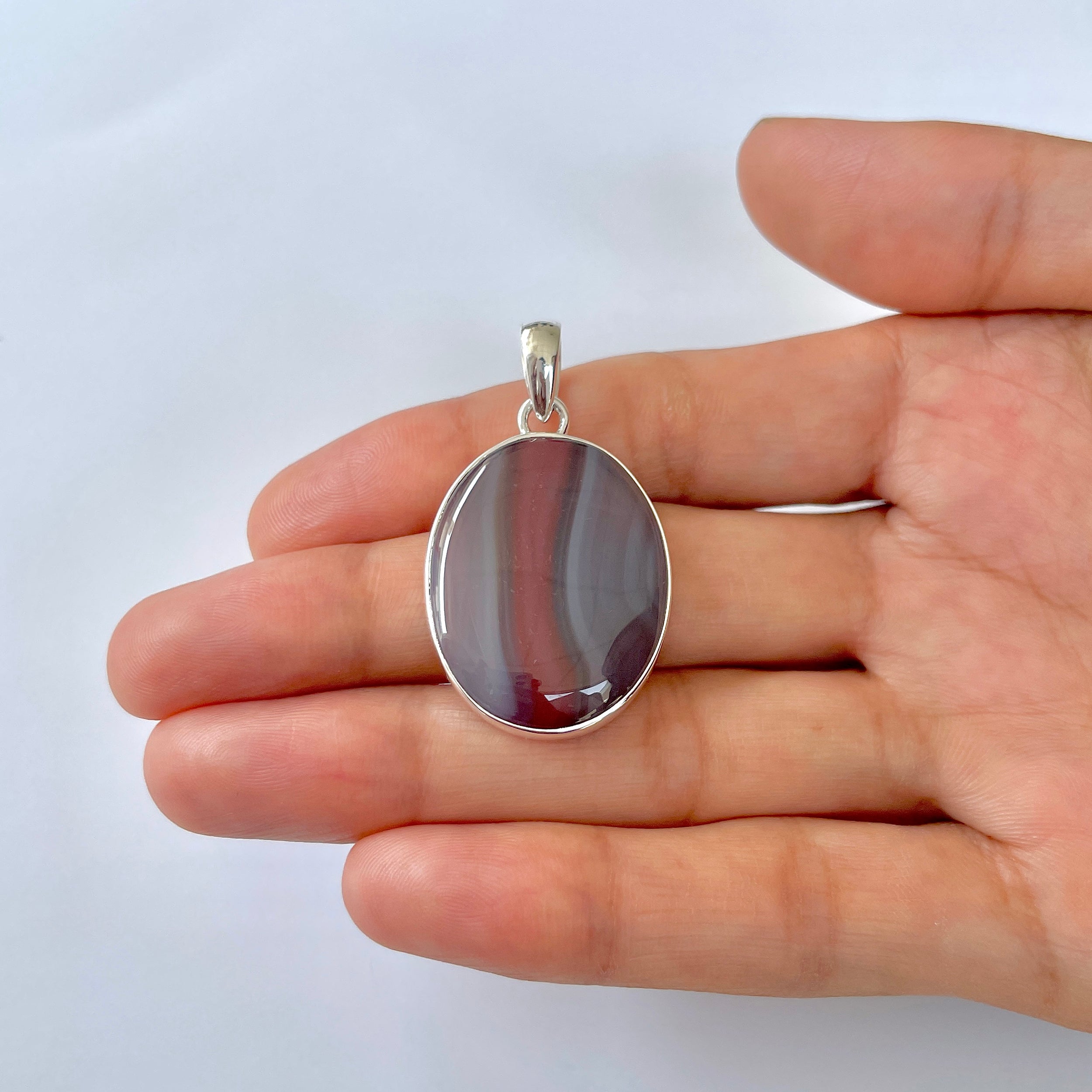 Botswana Agate Pendant-(BWA-1-66)