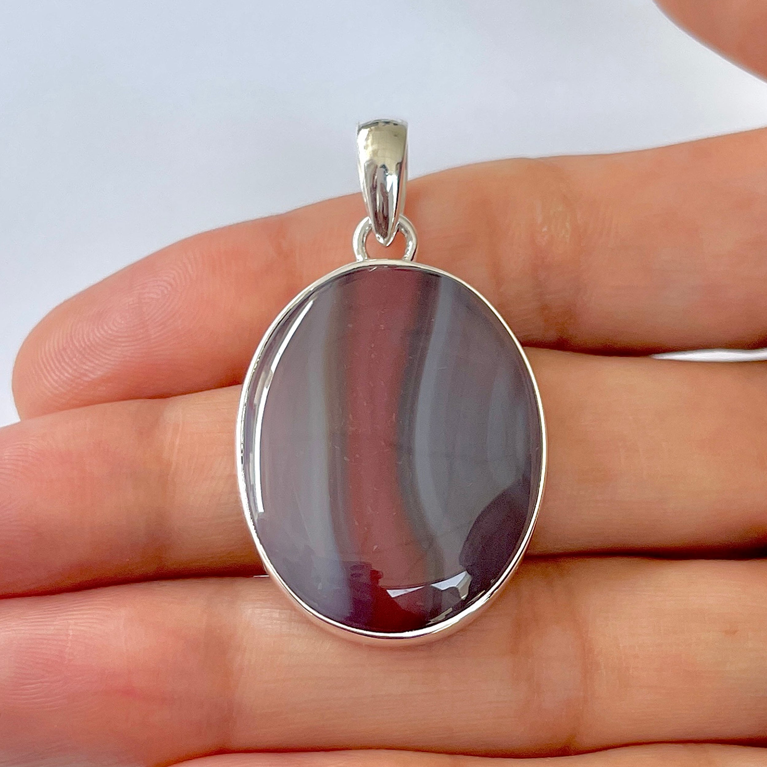 Botswana Agate Pendant-(BWA-1-66)