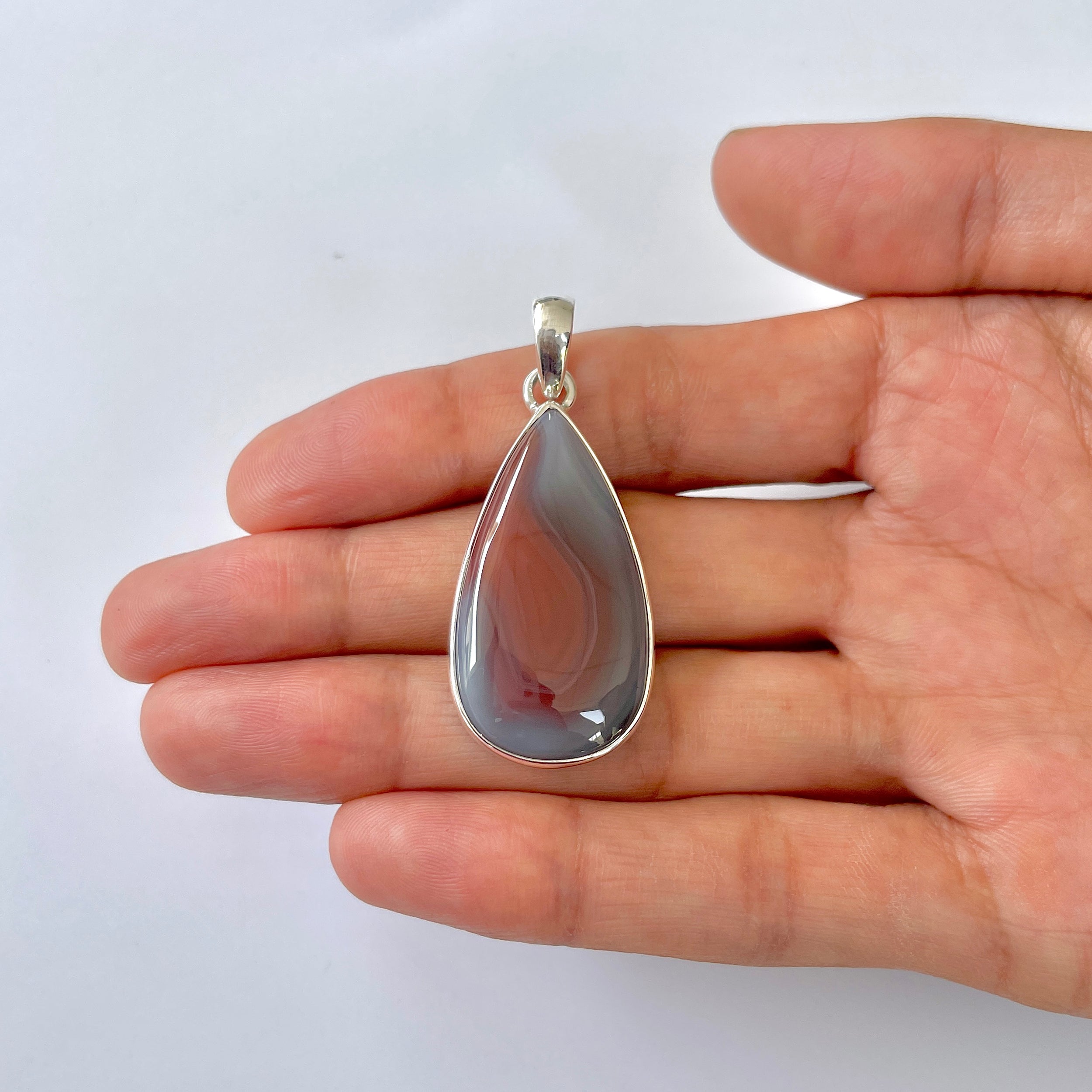 Botswana Agate Pendant-(BWA-1-73)