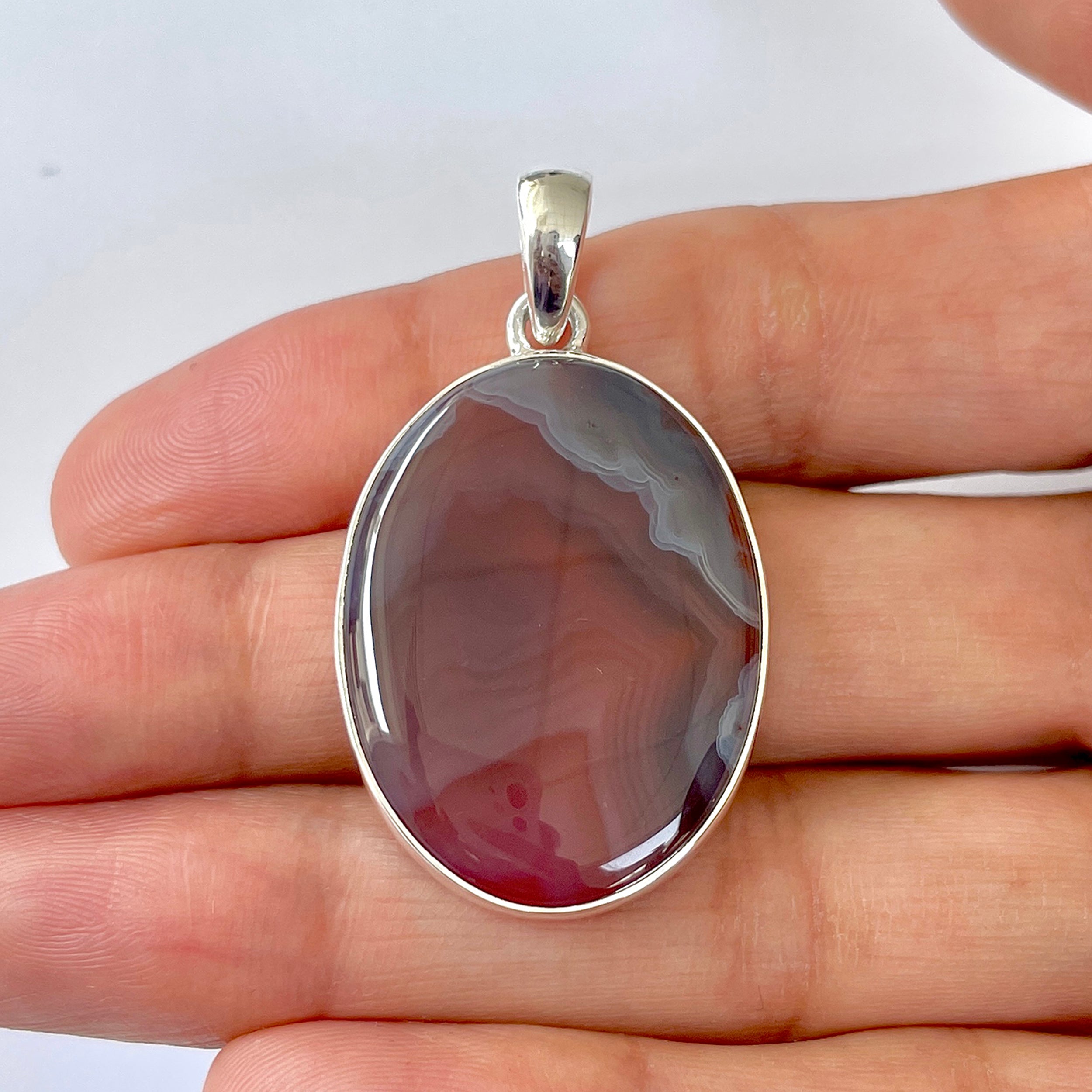 Botswana Agate Pendant-(BWA-1-76)