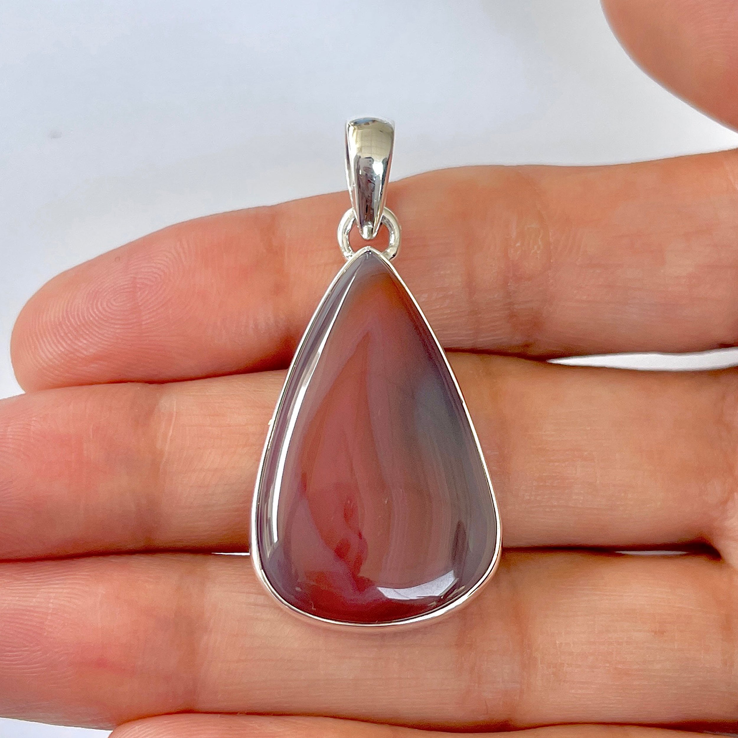 Botswana Agate Pendant-(BWA-1-79)
