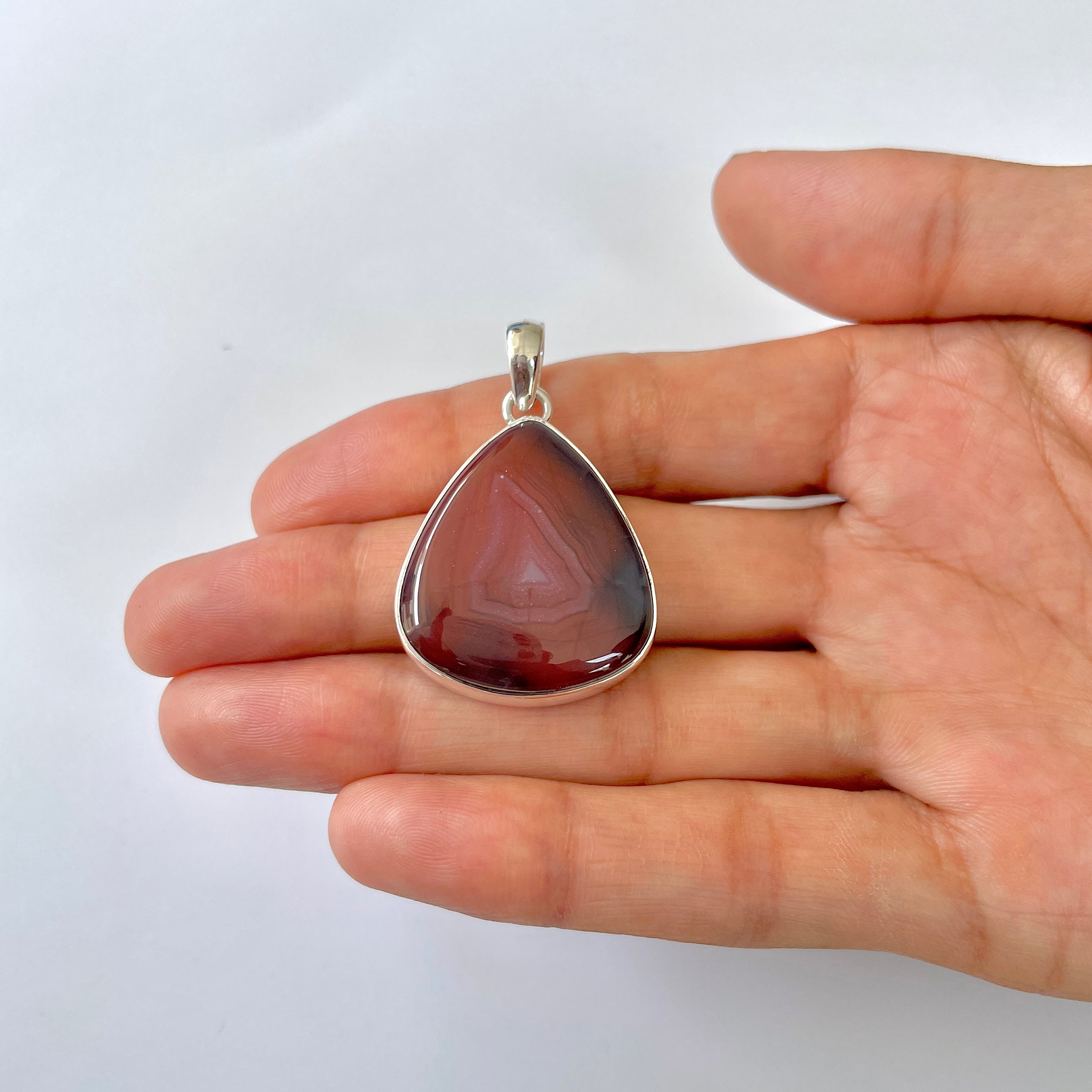 Botswana Agate Pendant-(BWA-1-80)