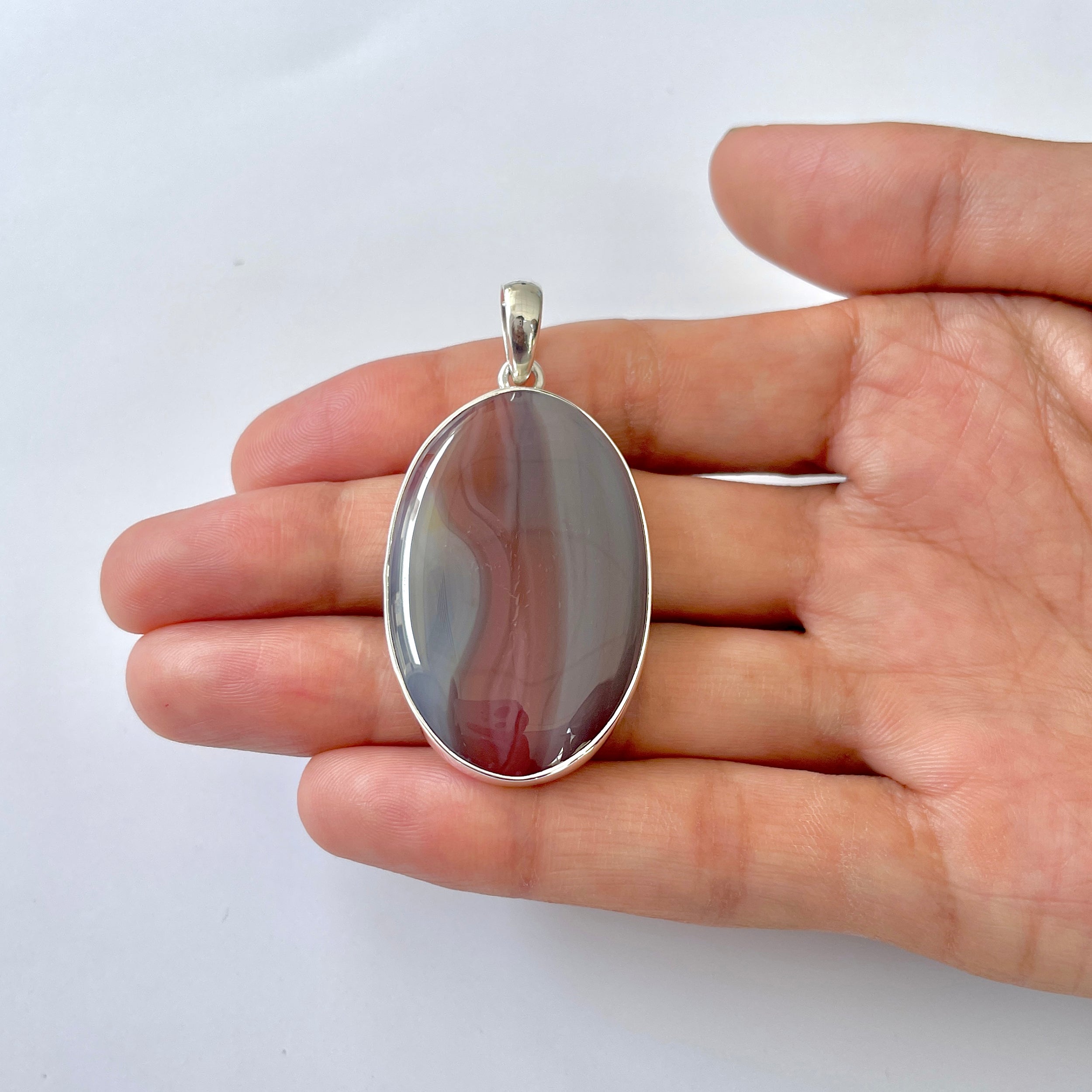 Botswana Agate Pendant-(BWA-1-82)
