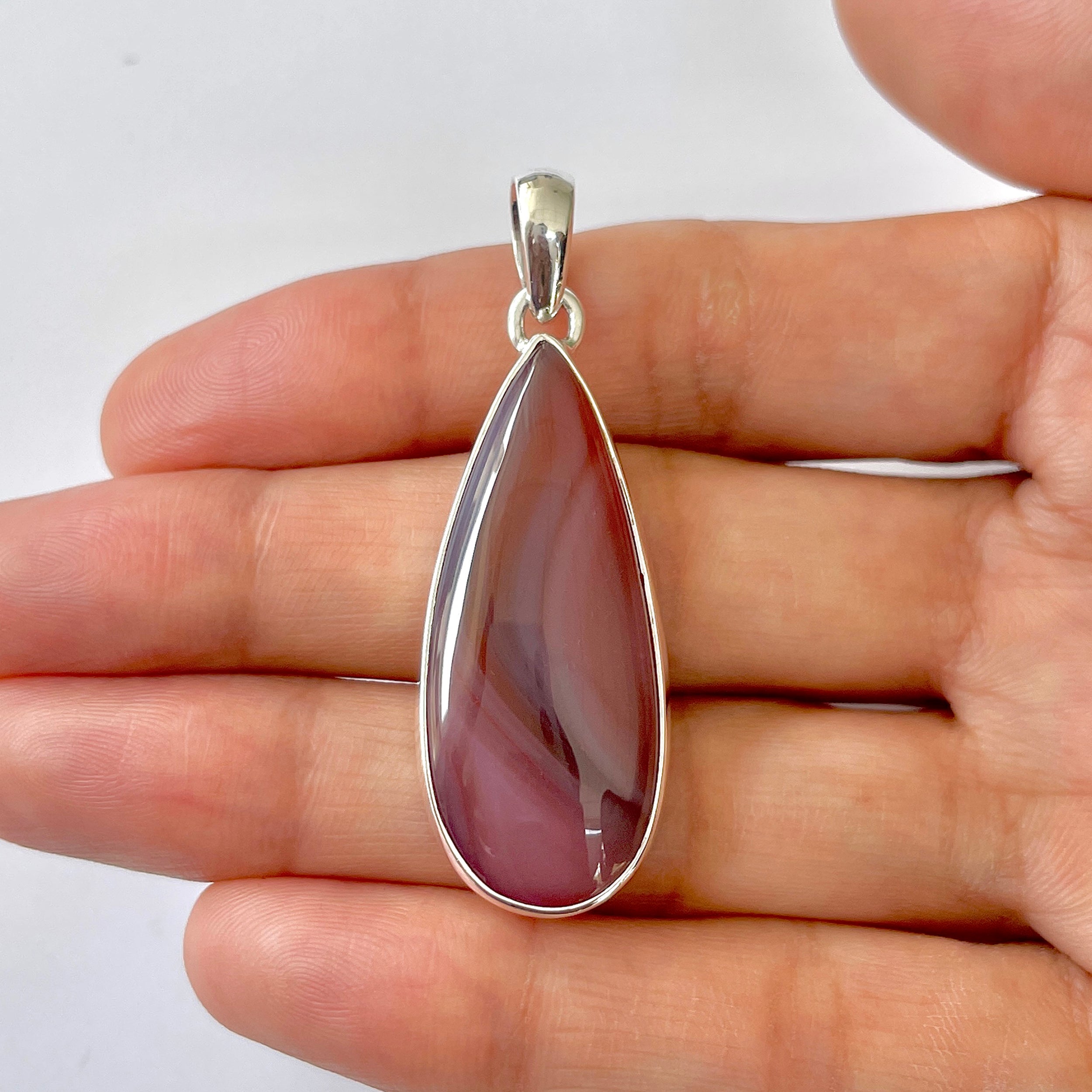 Botswana Agate Pendant-(BWA-1-87)