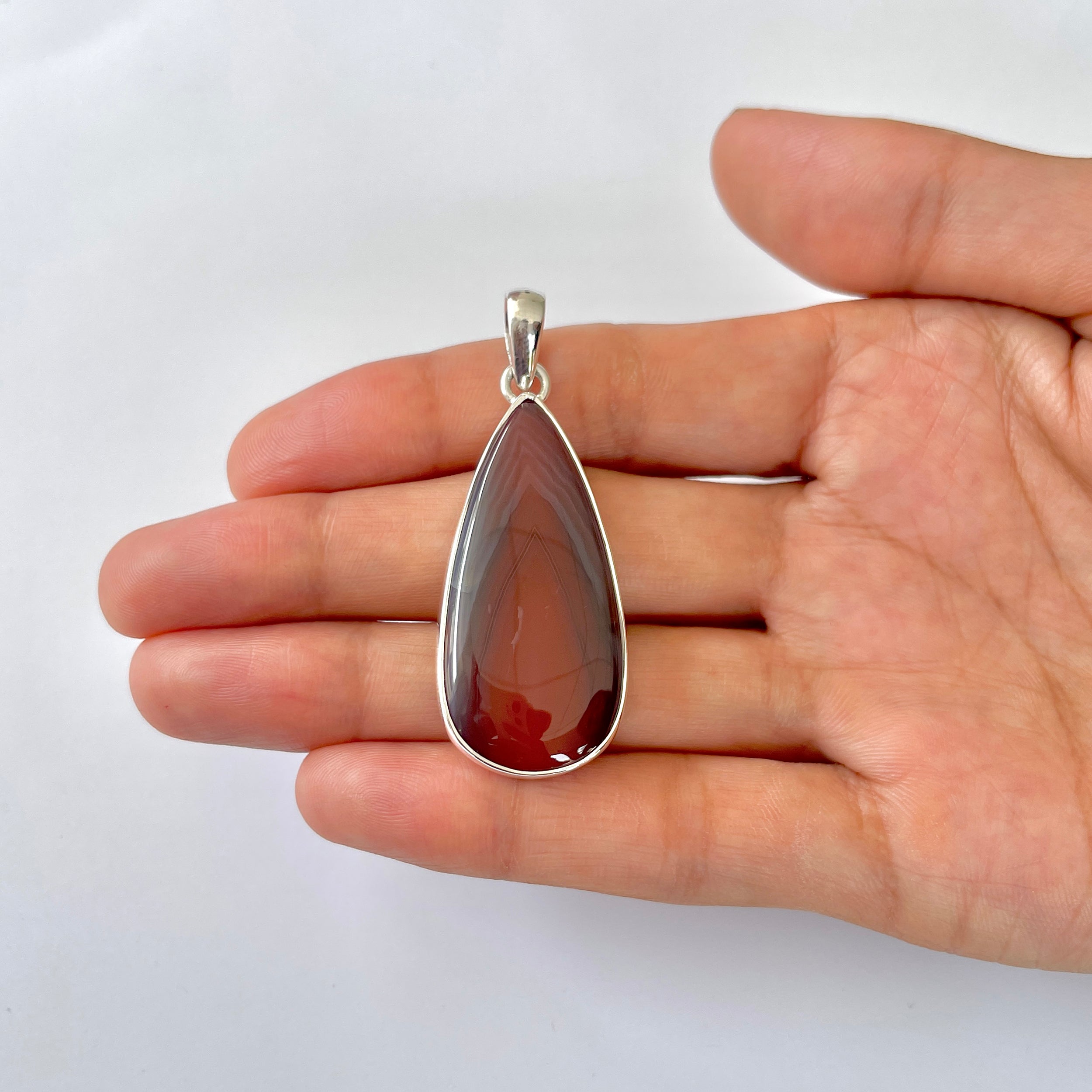 Botswana Agate Pendant-(BWA-1-94)