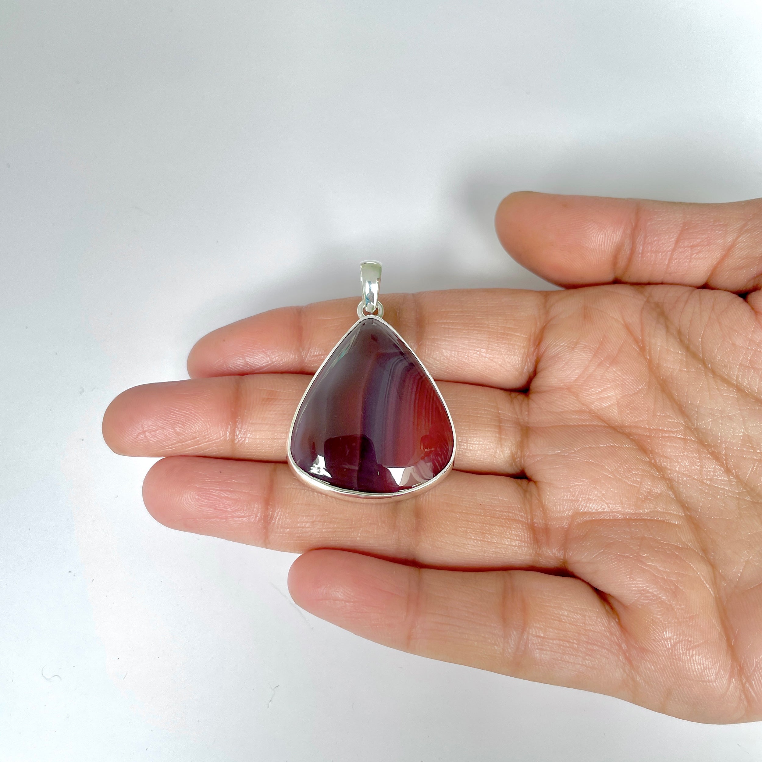 Botswana Agate Pendant-(BWA-1-97)
