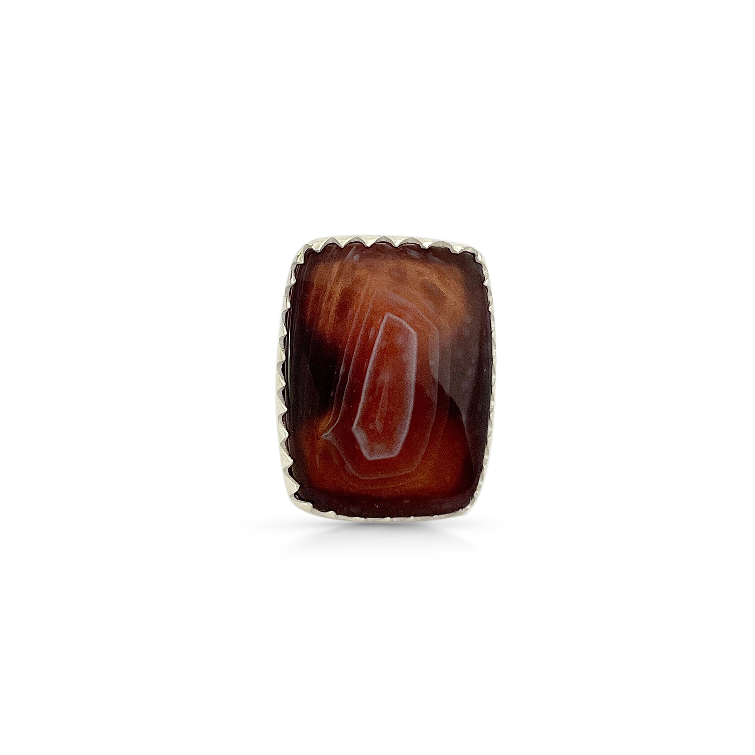 Botswana Agate Ring-(BWA-2-14)