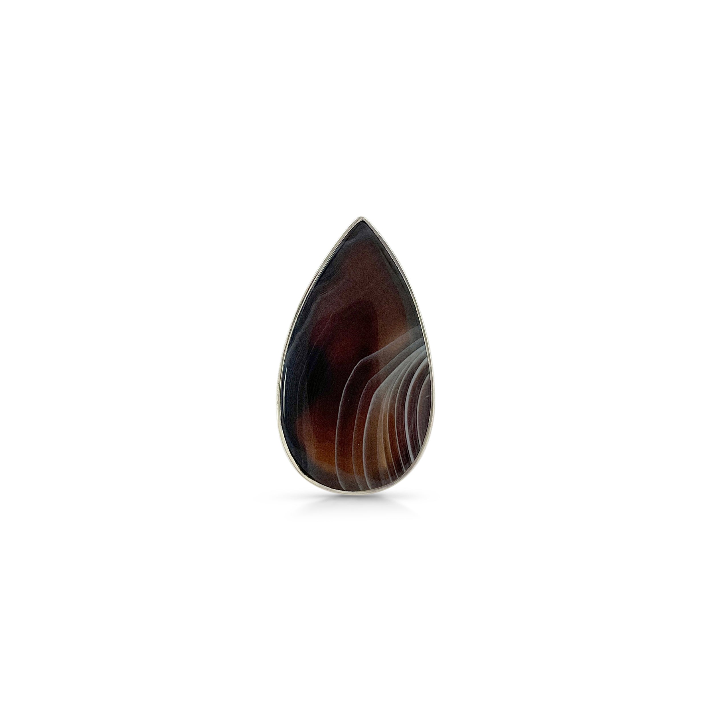 Botswana Agate Ring-(BWA-2-17)