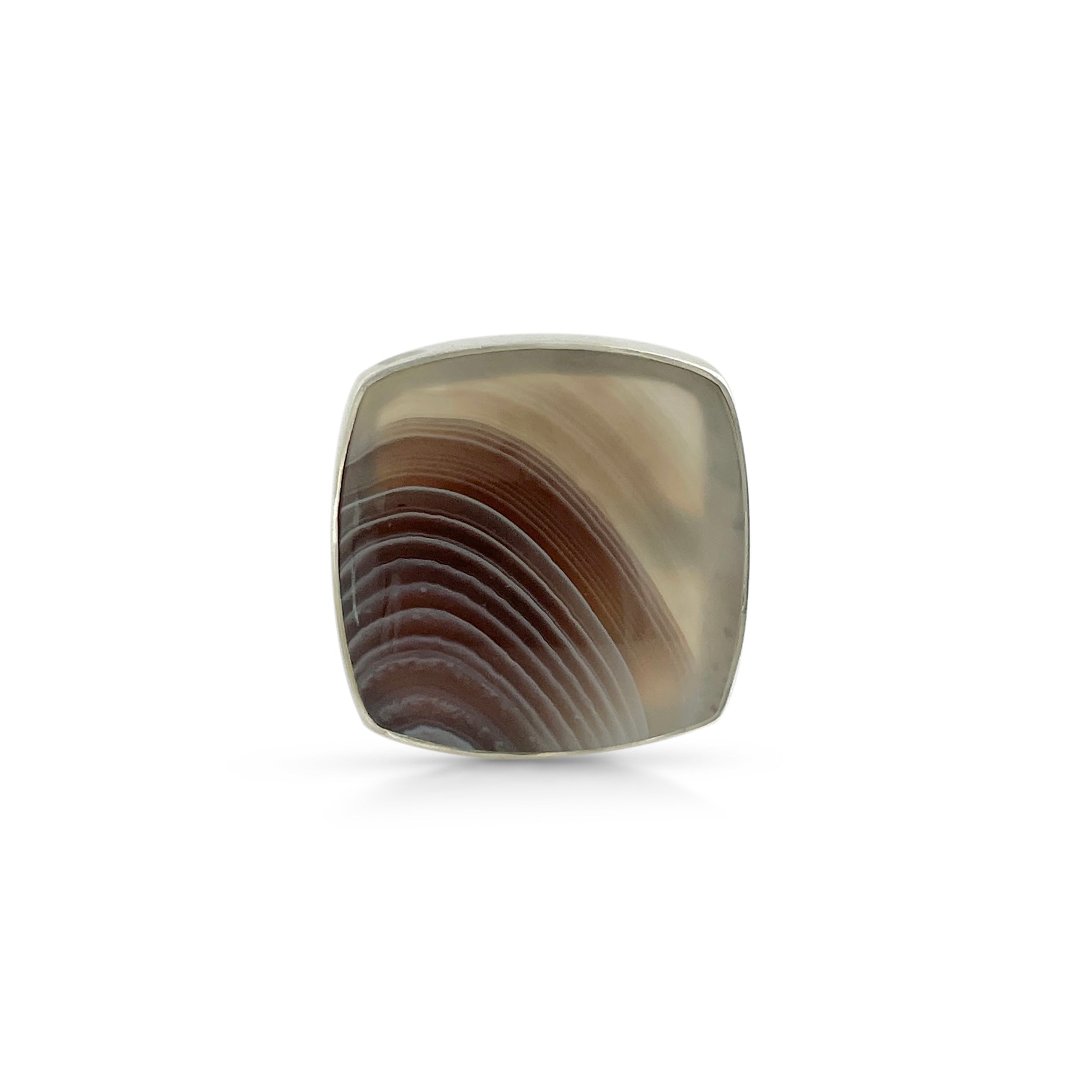 Botswana Agate Ring-(BWA-2-18)