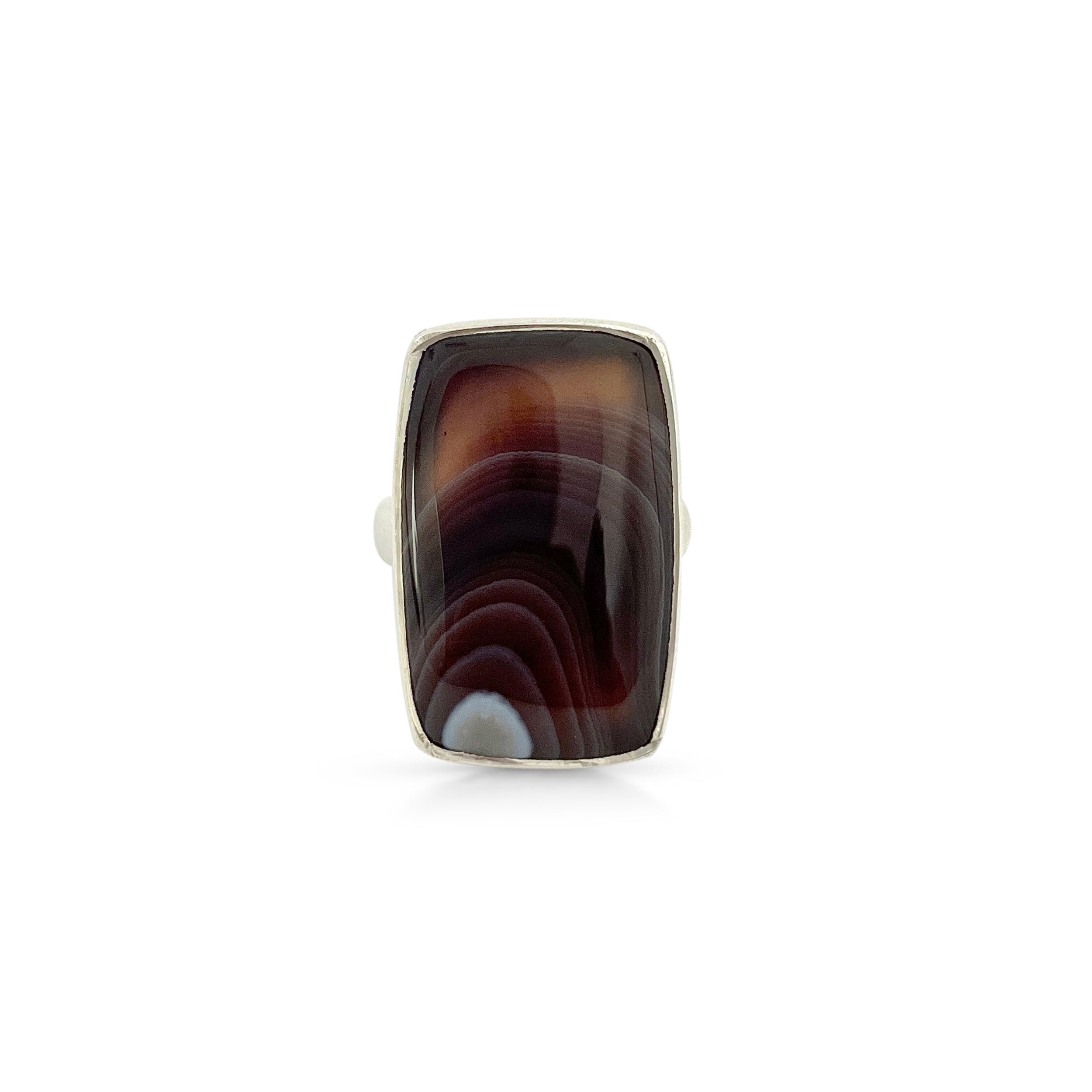 Botswana Agate Ring-(BWA-2-20)