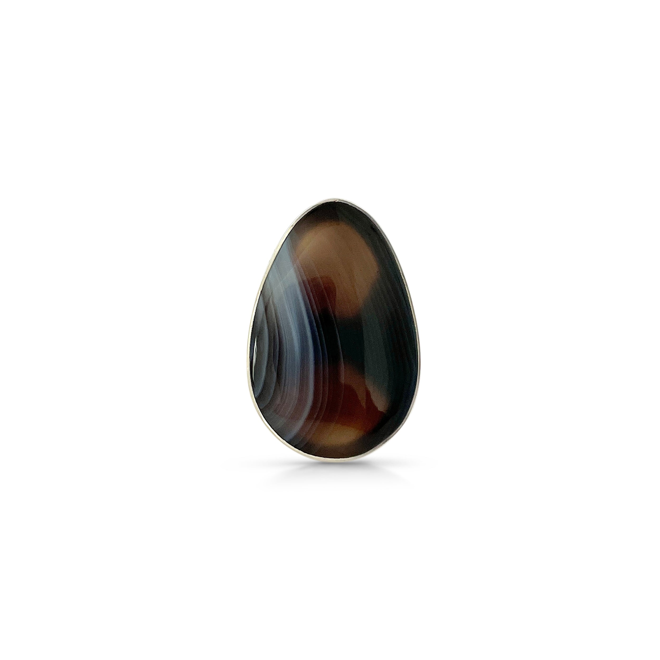 Botswana Agate Ring-(BWA-2-21)