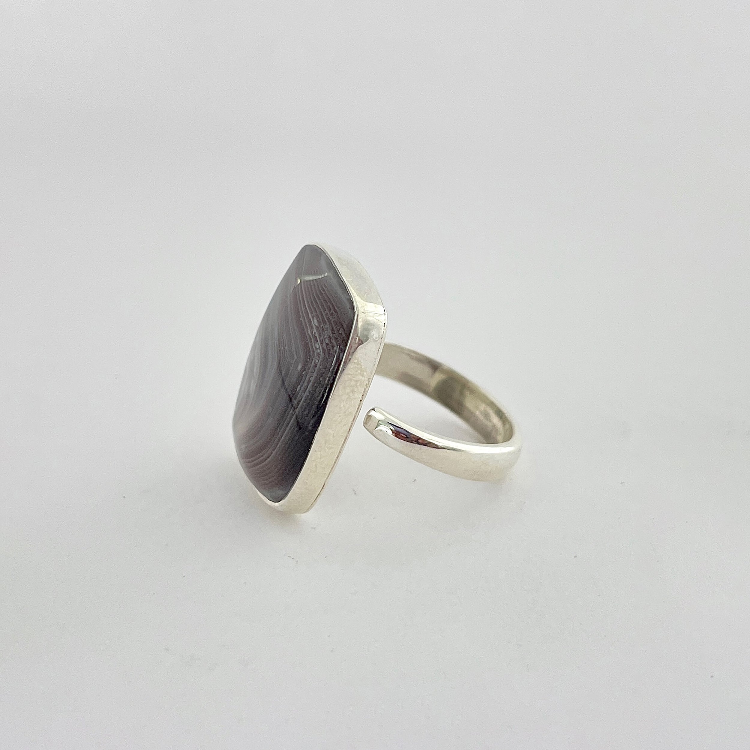 Botswana Agate Ring-(BWA-2-22)