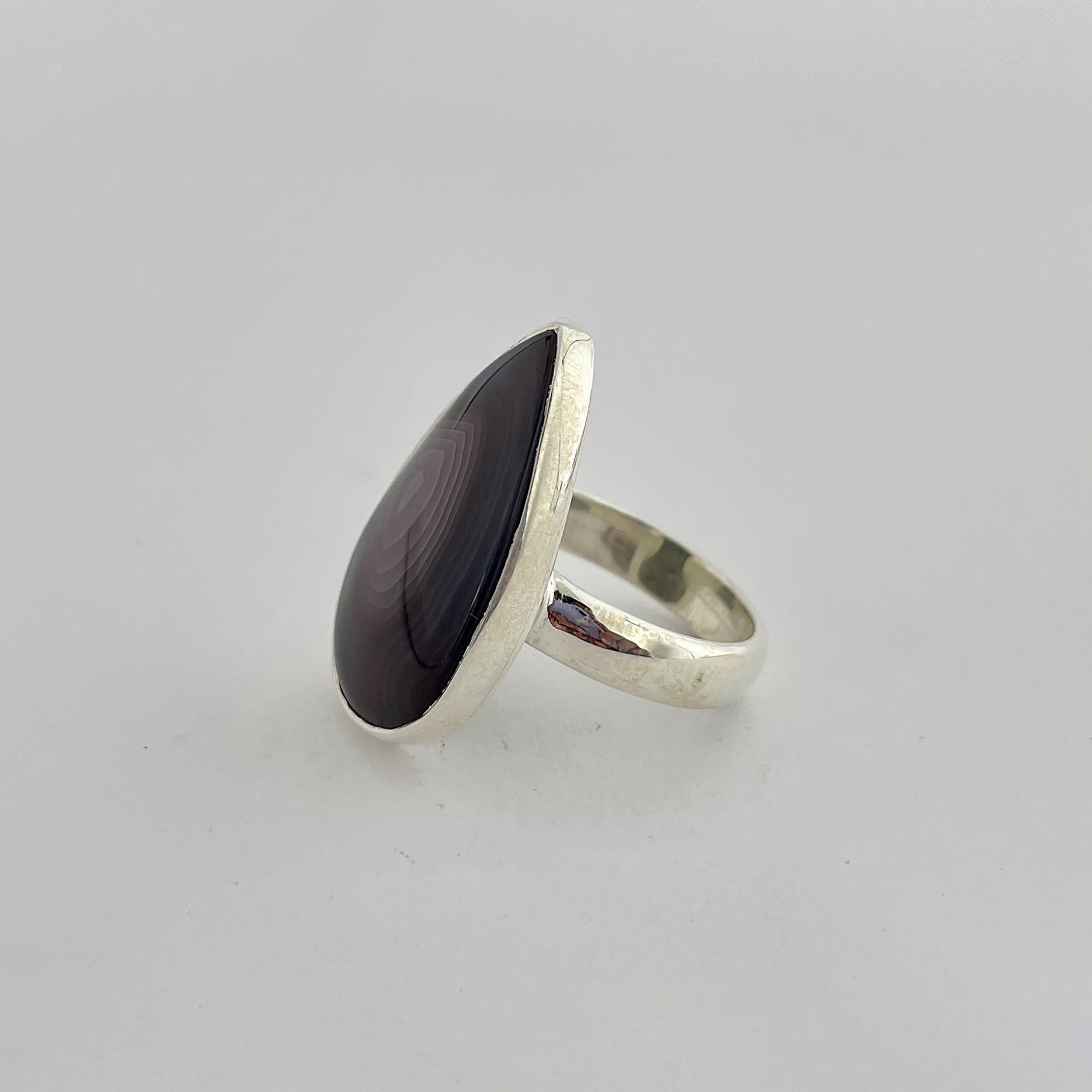 Botswana Agate Ring-(BWA-2-24)