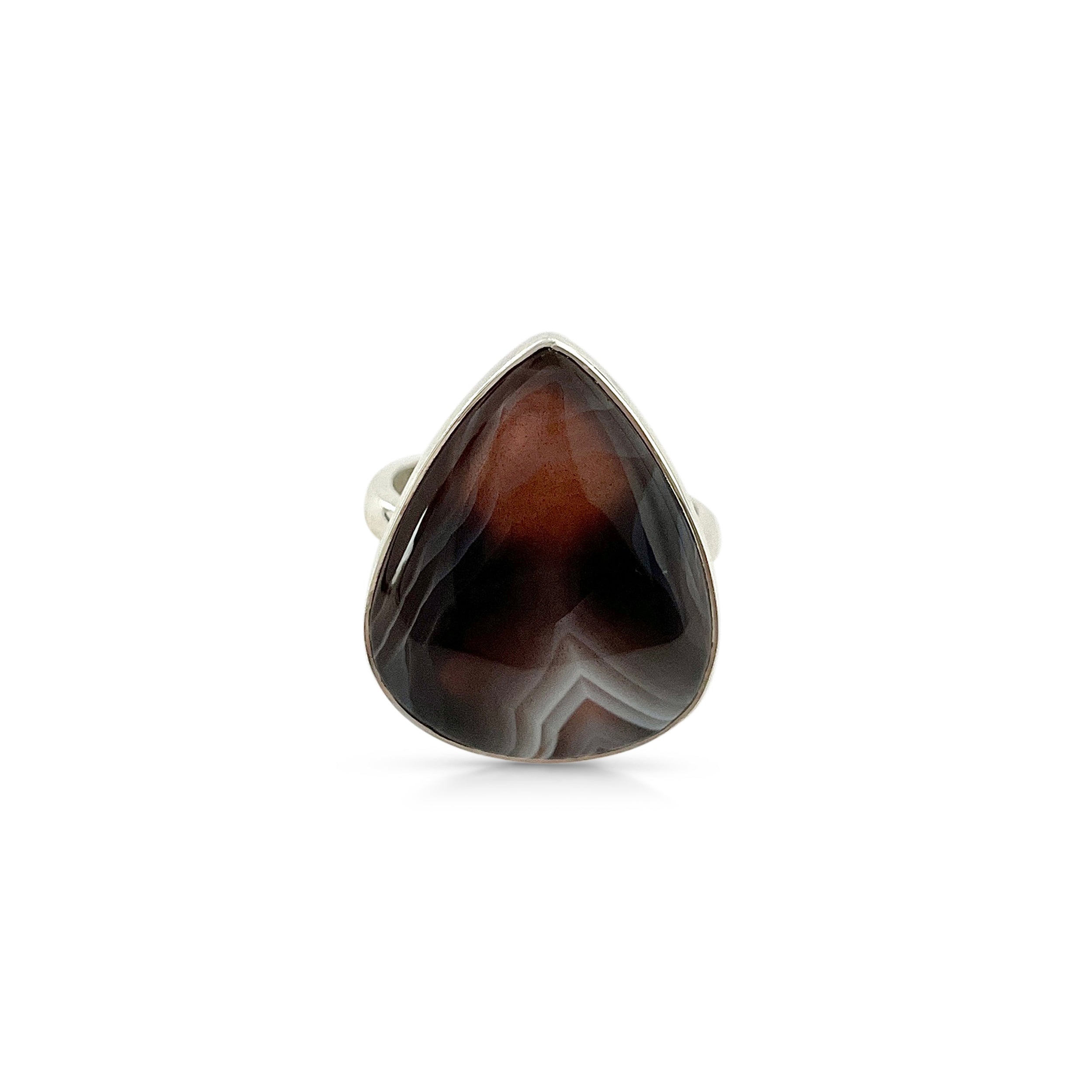 Botswana Agate Ring-(BWA-2-28)