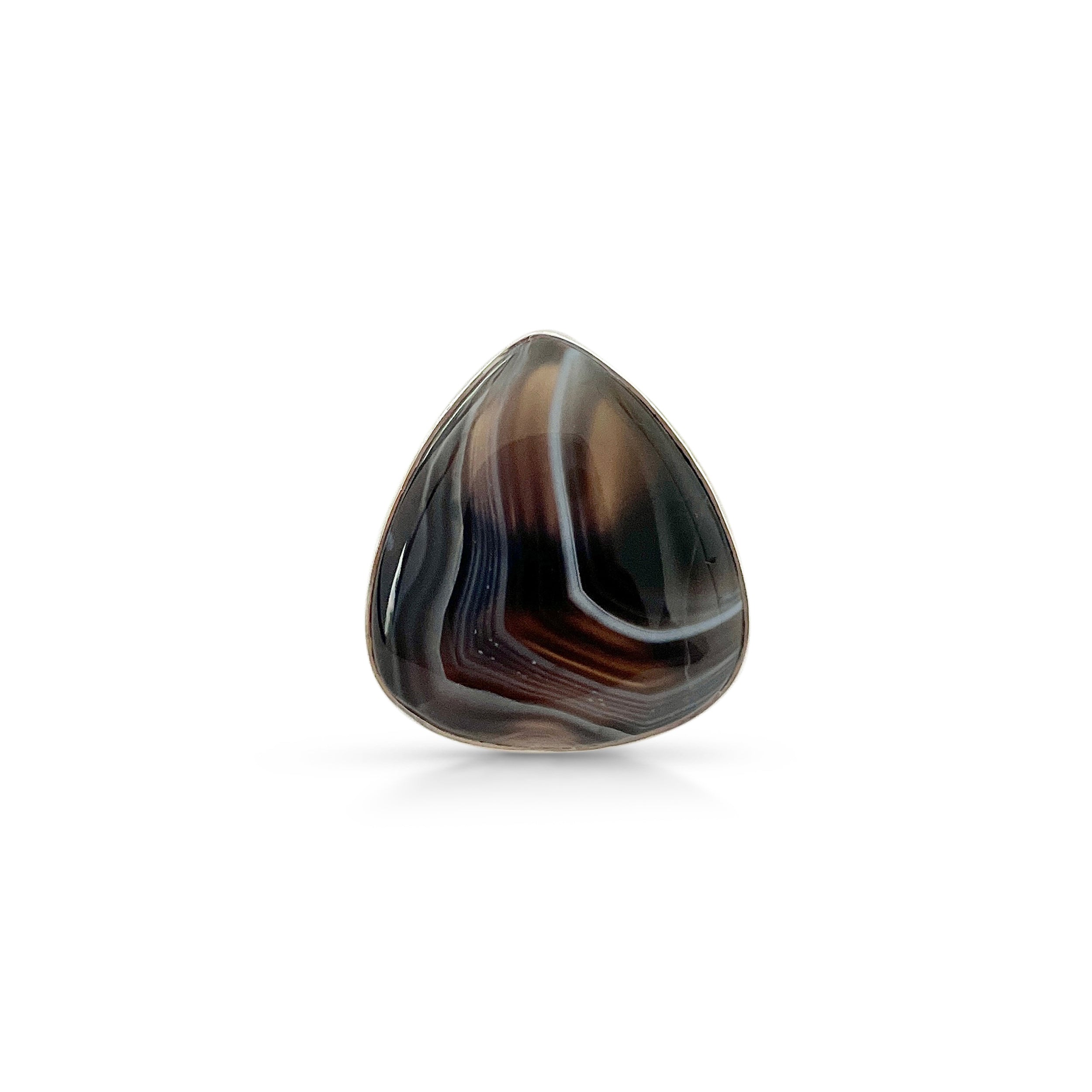 Botswana Agate Ring-(BWA-2-6)