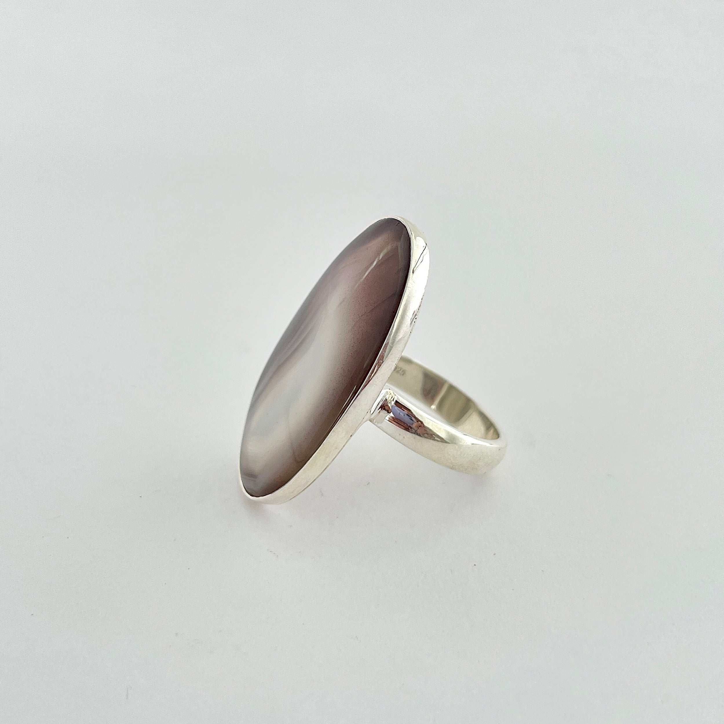 Botswana Agate Ring-(BWA-2-8)