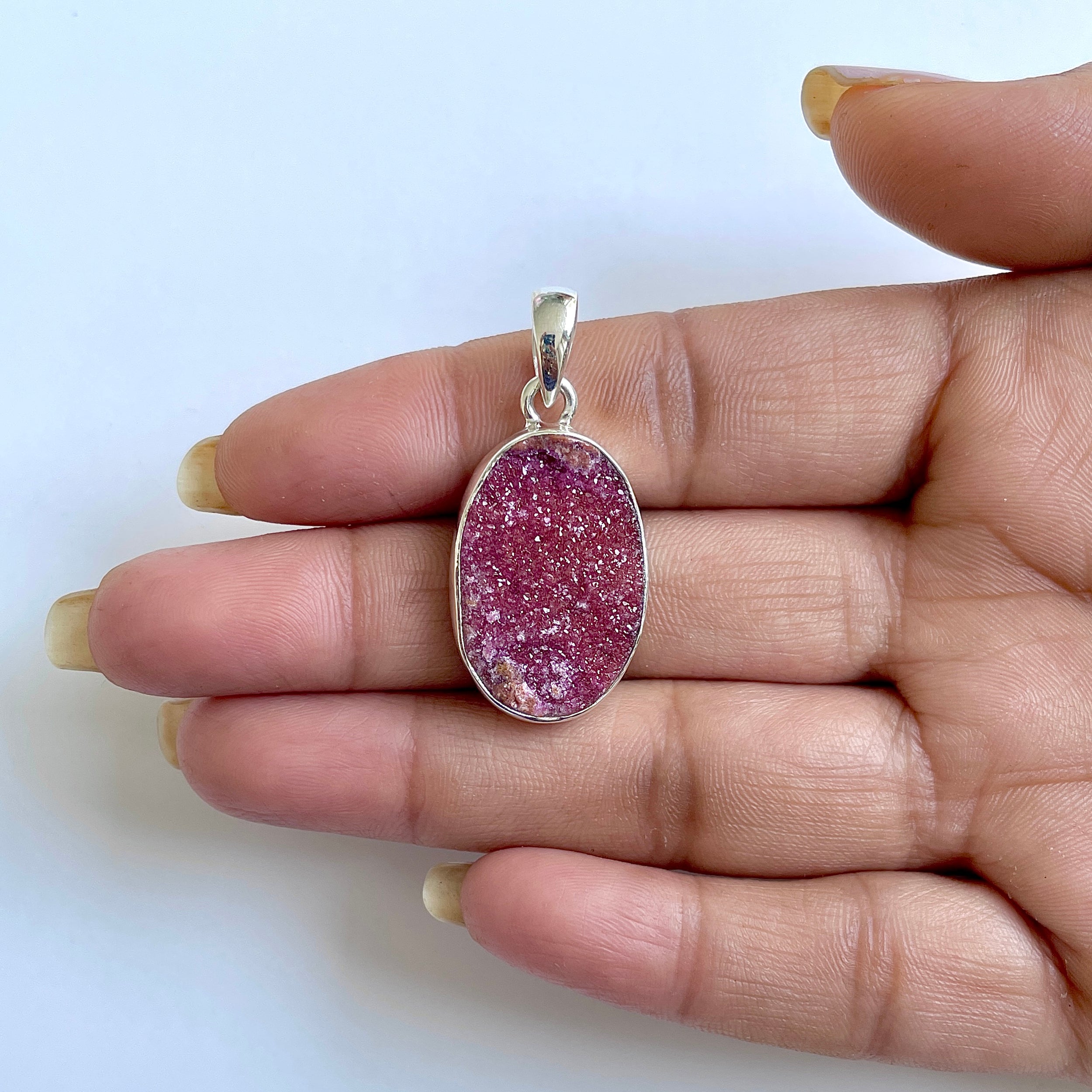 Cobalt Calcite Pendant-(CBC-1-31)