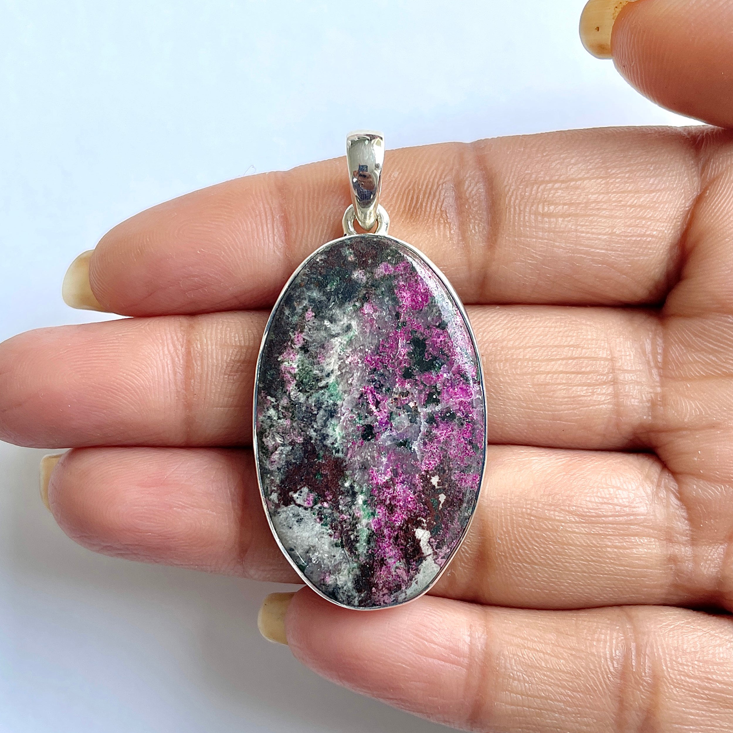 Cobalt Calcite Pendant-(CBC-1-67)