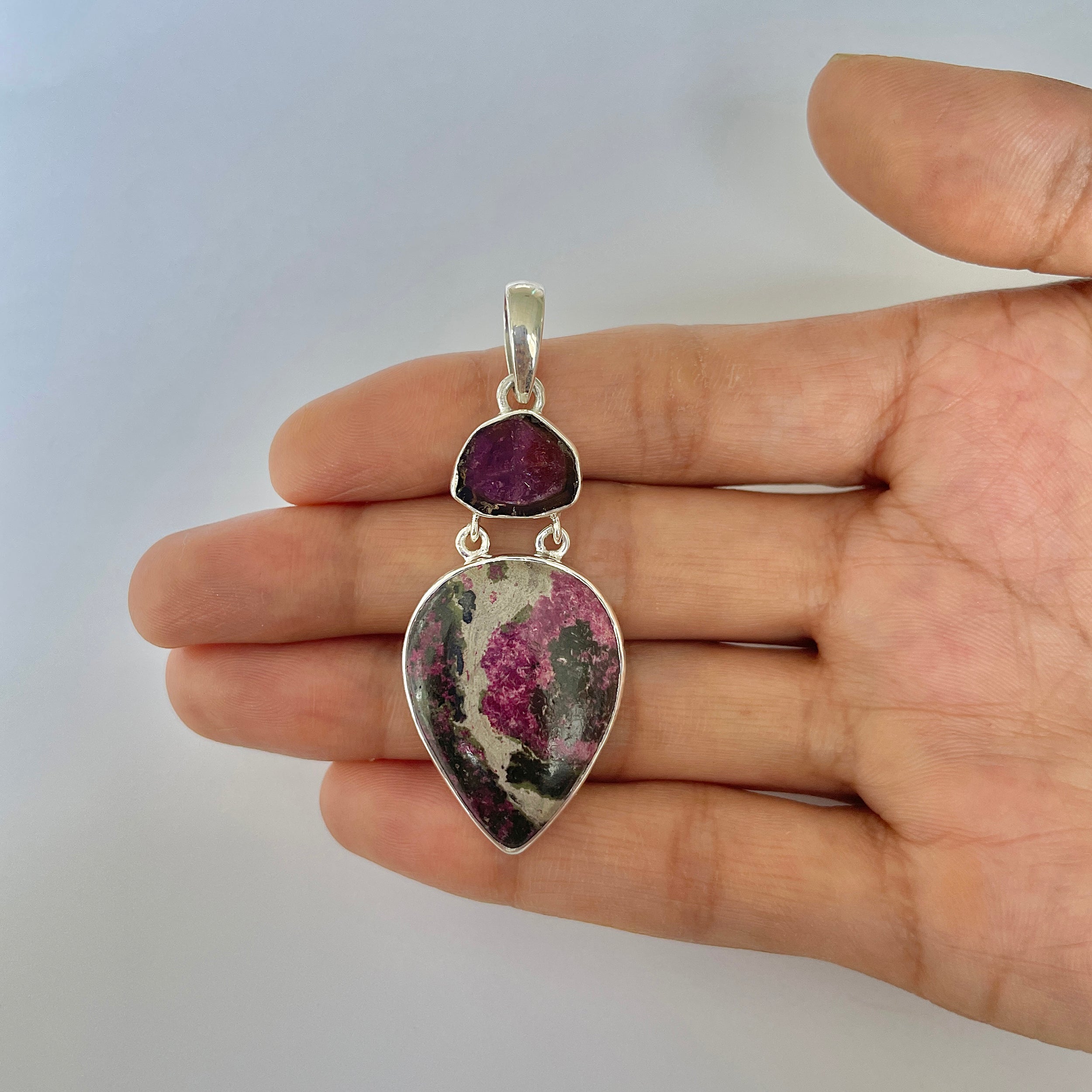 Cobalt Calcite Pendant-(CBC-1-69)