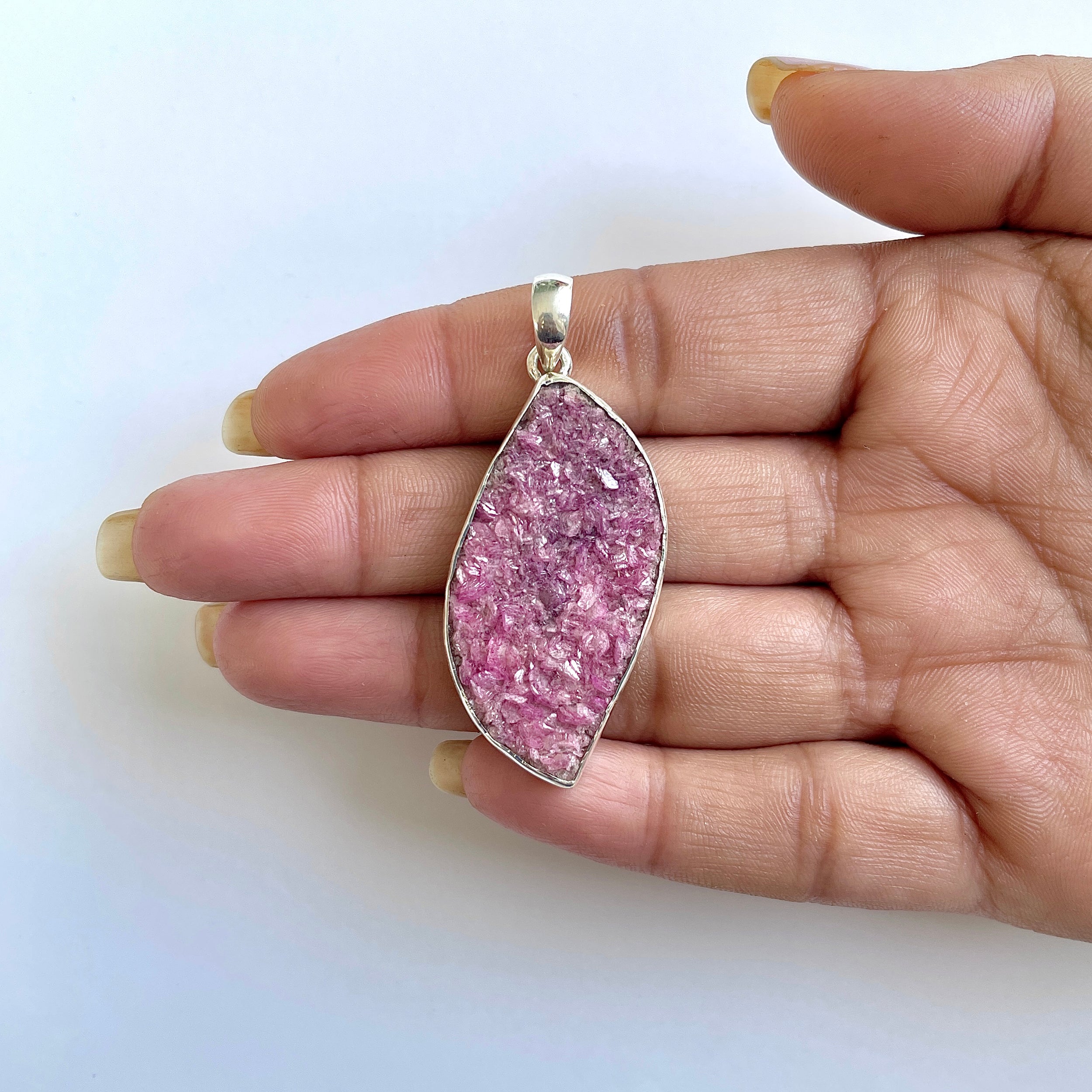 Cobalt Calcite Pendant-(CBC-1-7)