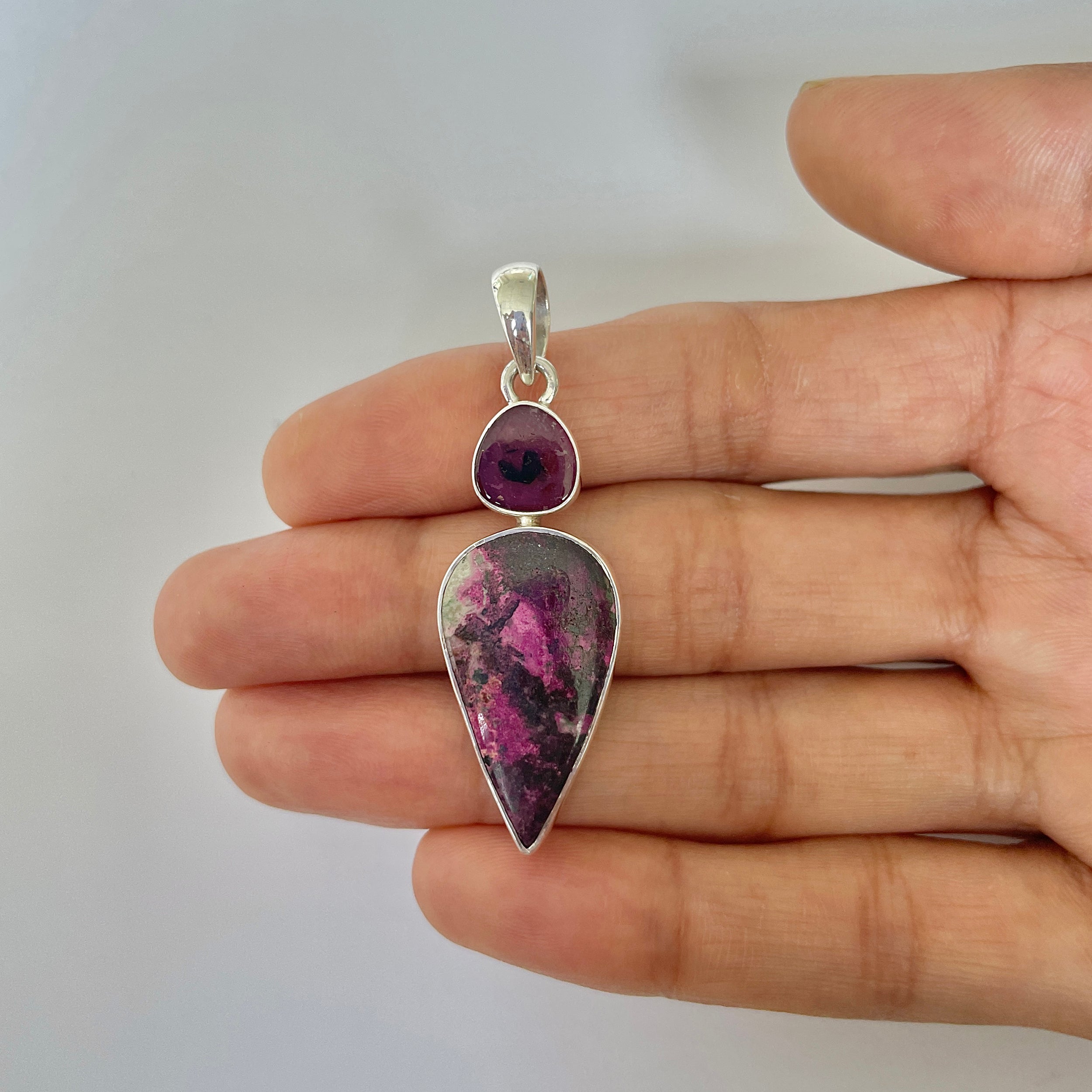 Cobalt Calcite Pendant-(CBC-1-76)