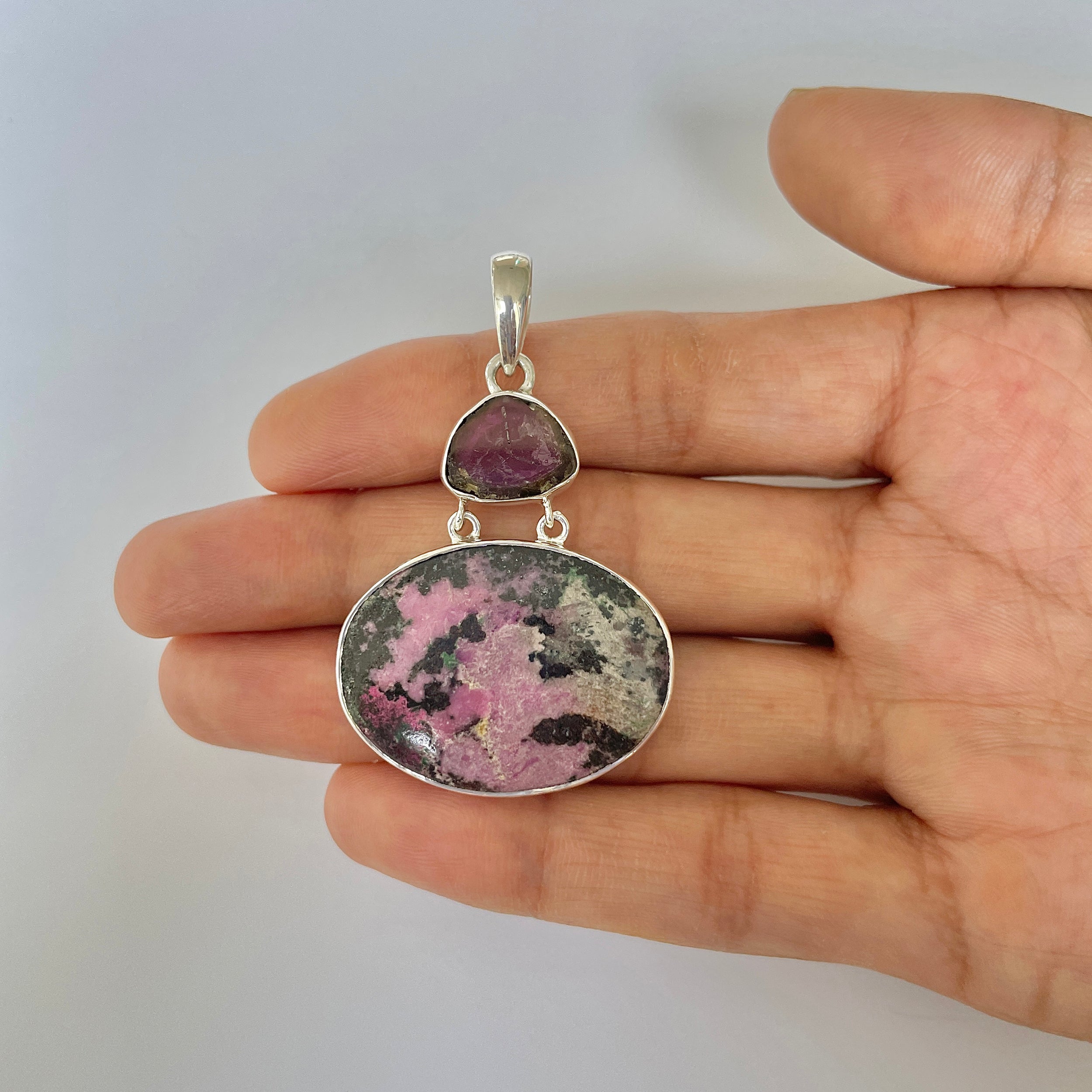 Cobalt Calcite Pendant-(CBC-1-77)