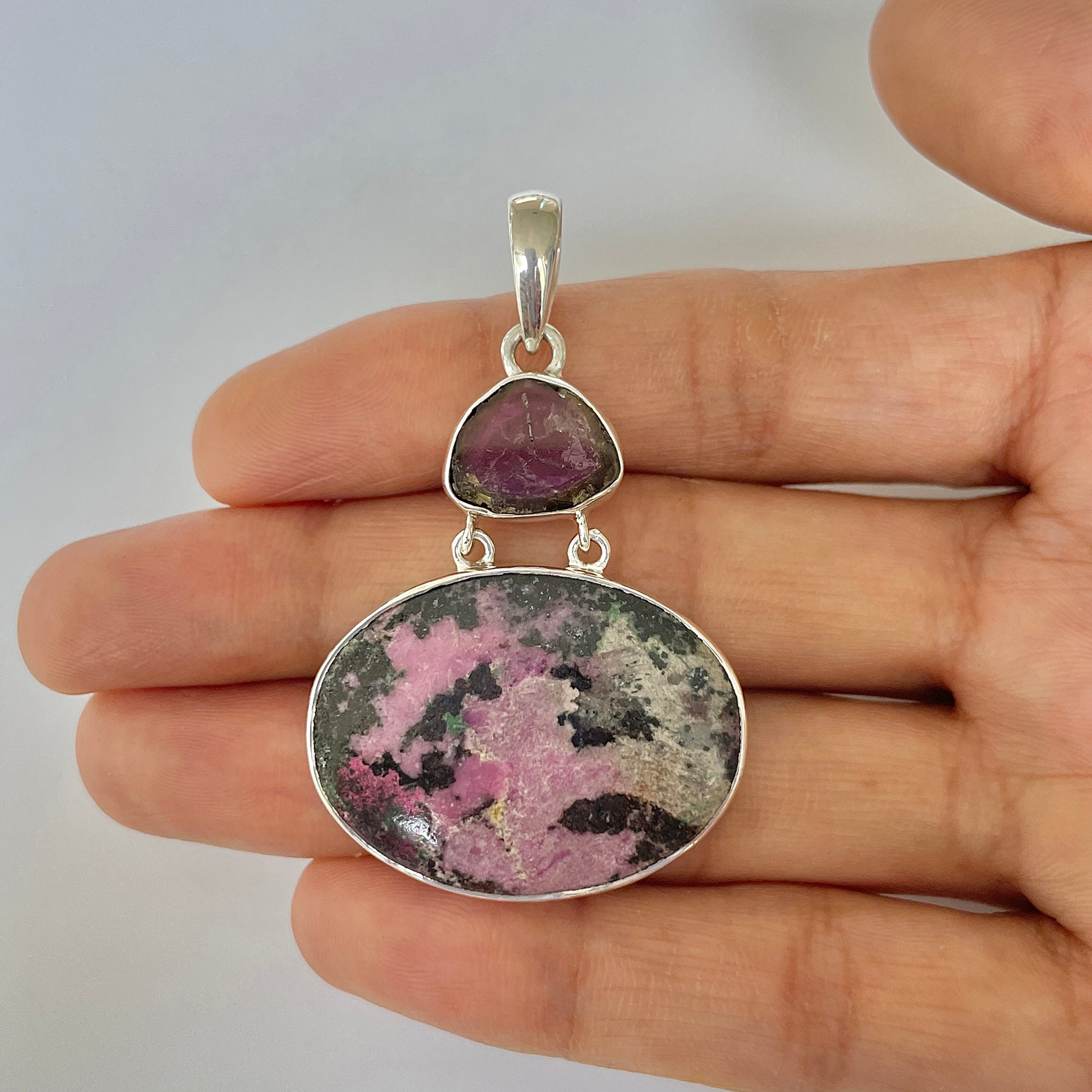 Cobalt Calcite Pendant-(CBC-1-77)