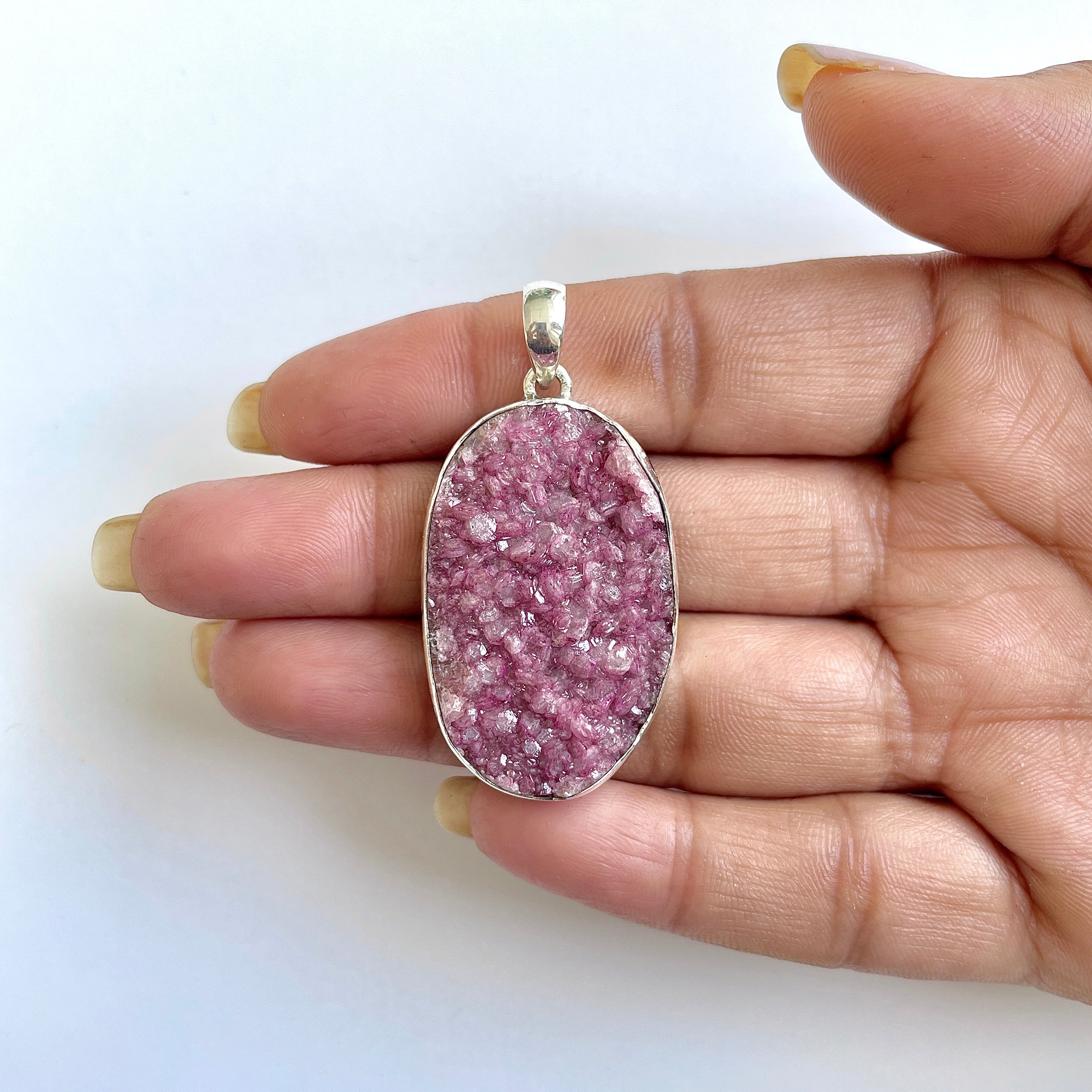 Cobalt Calcite Pendant-(CBC-1-8)