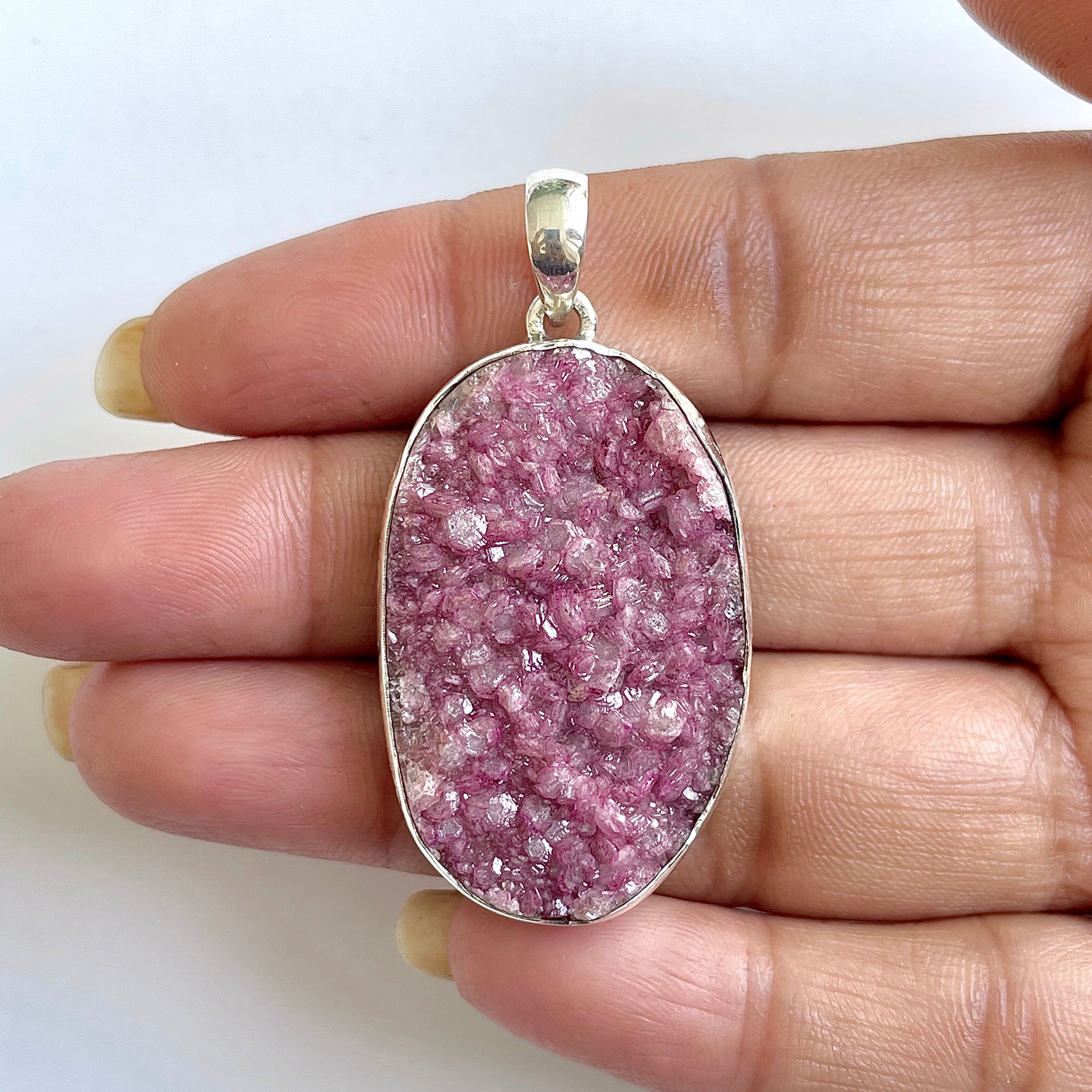 Cobalt Calcite Pendant-(CBC-1-8)