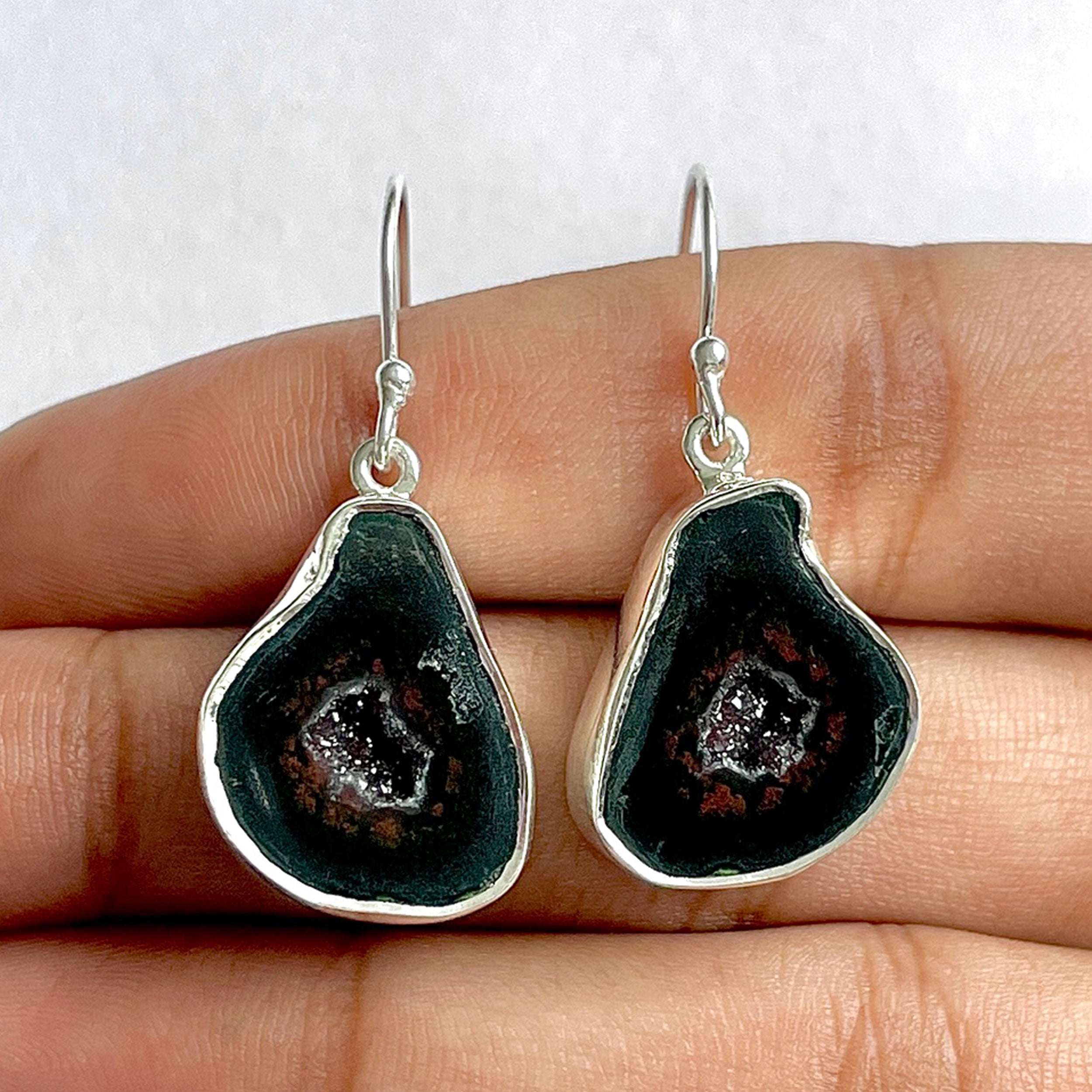 Coconut Geode Earring-(CCG-3-11)