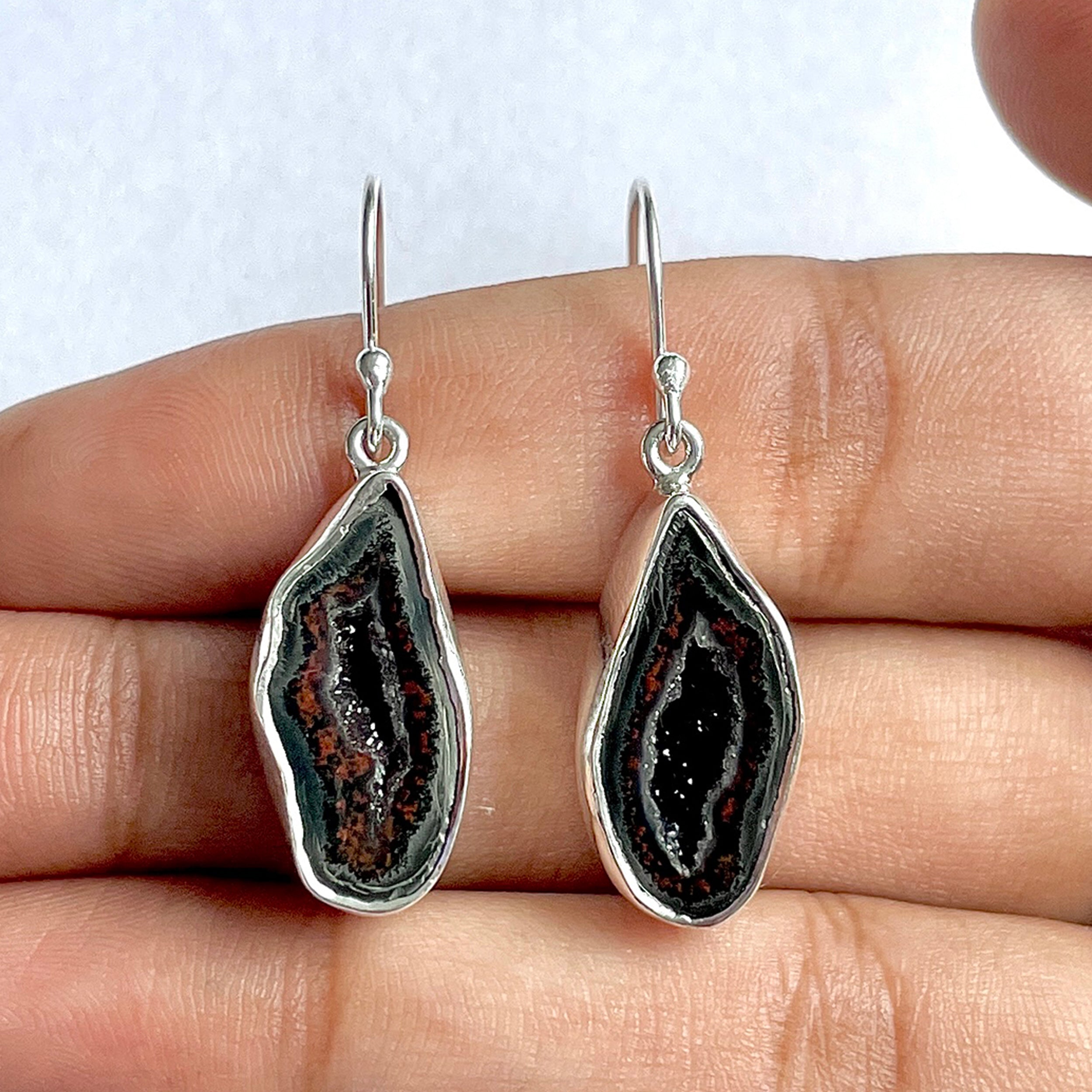 Coconut Geode Earring-(CCG-3-6)