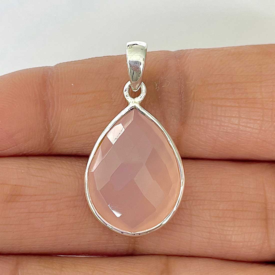 Chalcedony Pendant-(CHD-1-10)