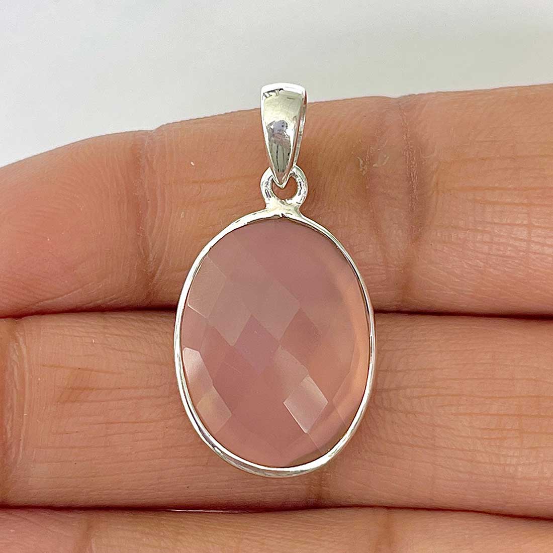 Chalcedony Pendant-(CHD-1-11)