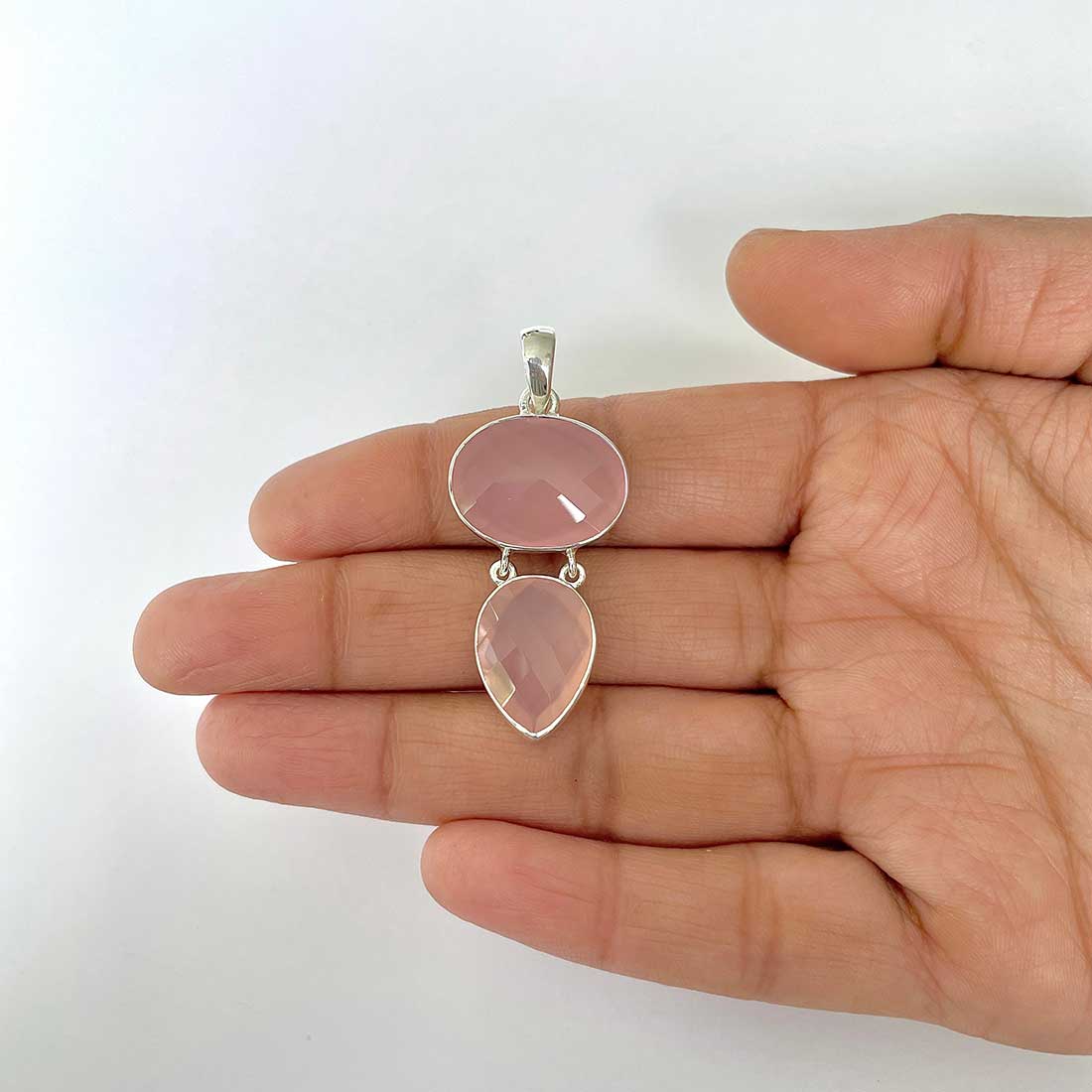 Chalcedony Pendant-(CHD-1-13)