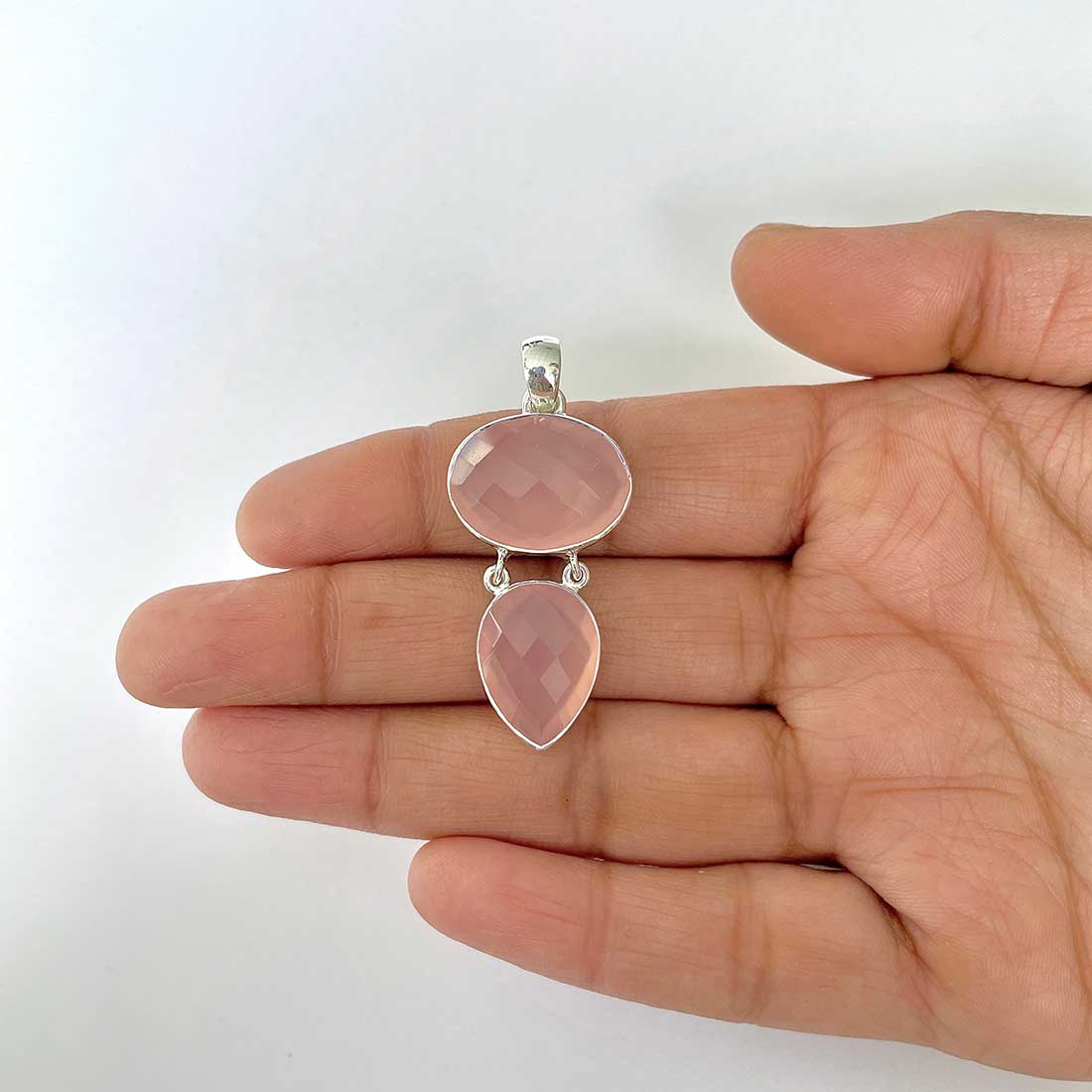 Chalcedony Pendant-(CHD-1-14)