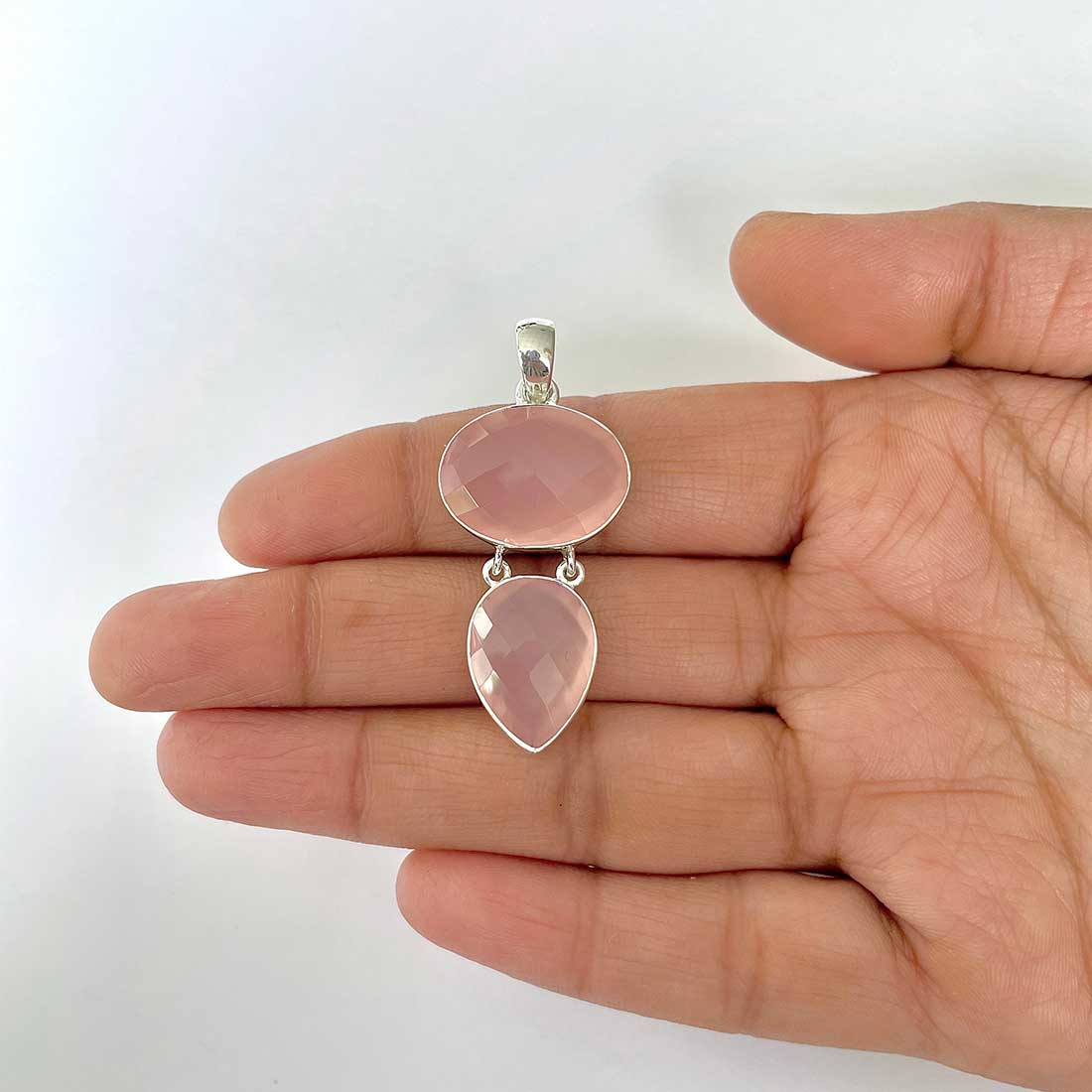 Chalcedony Pendant-(CHD-1-15)