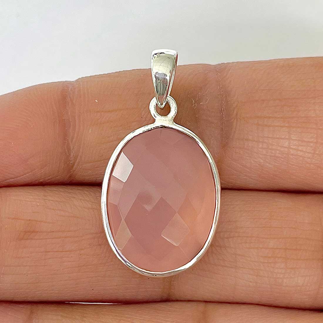 Chalcedony Pendant-(CHD-1-16)