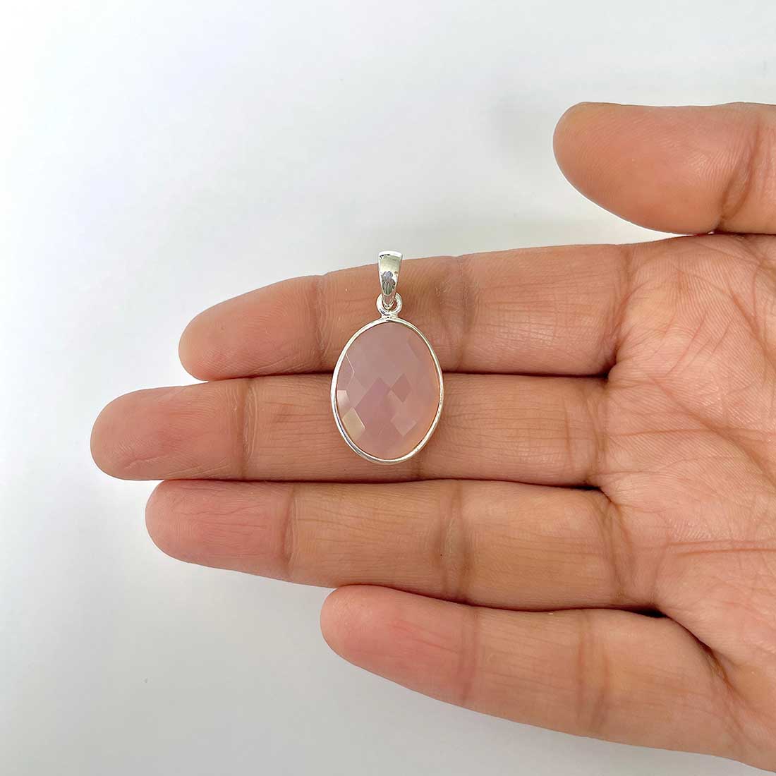 Chalcedony Pendant-(CHD-1-17)