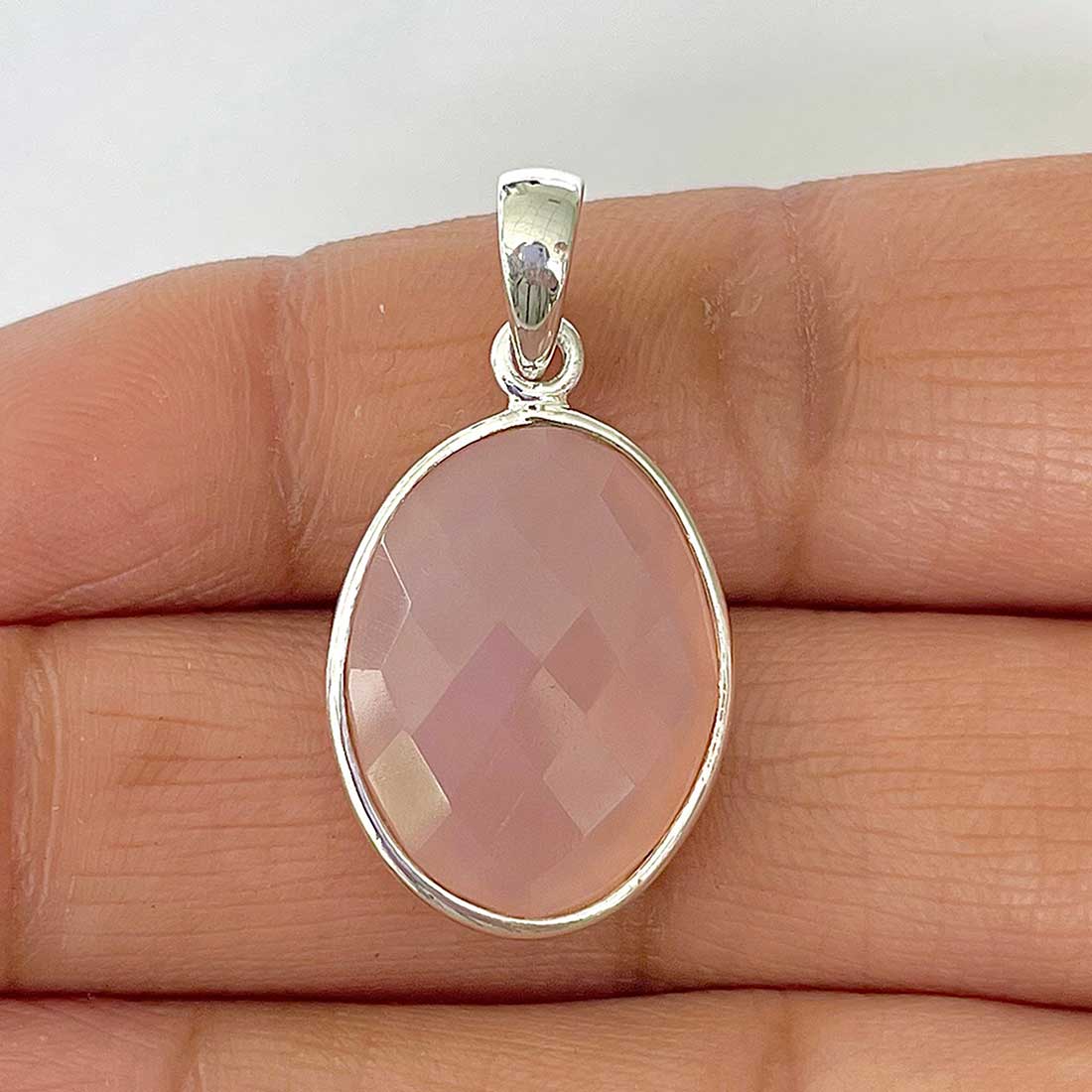 Chalcedony Pendant-(CHD-1-17)