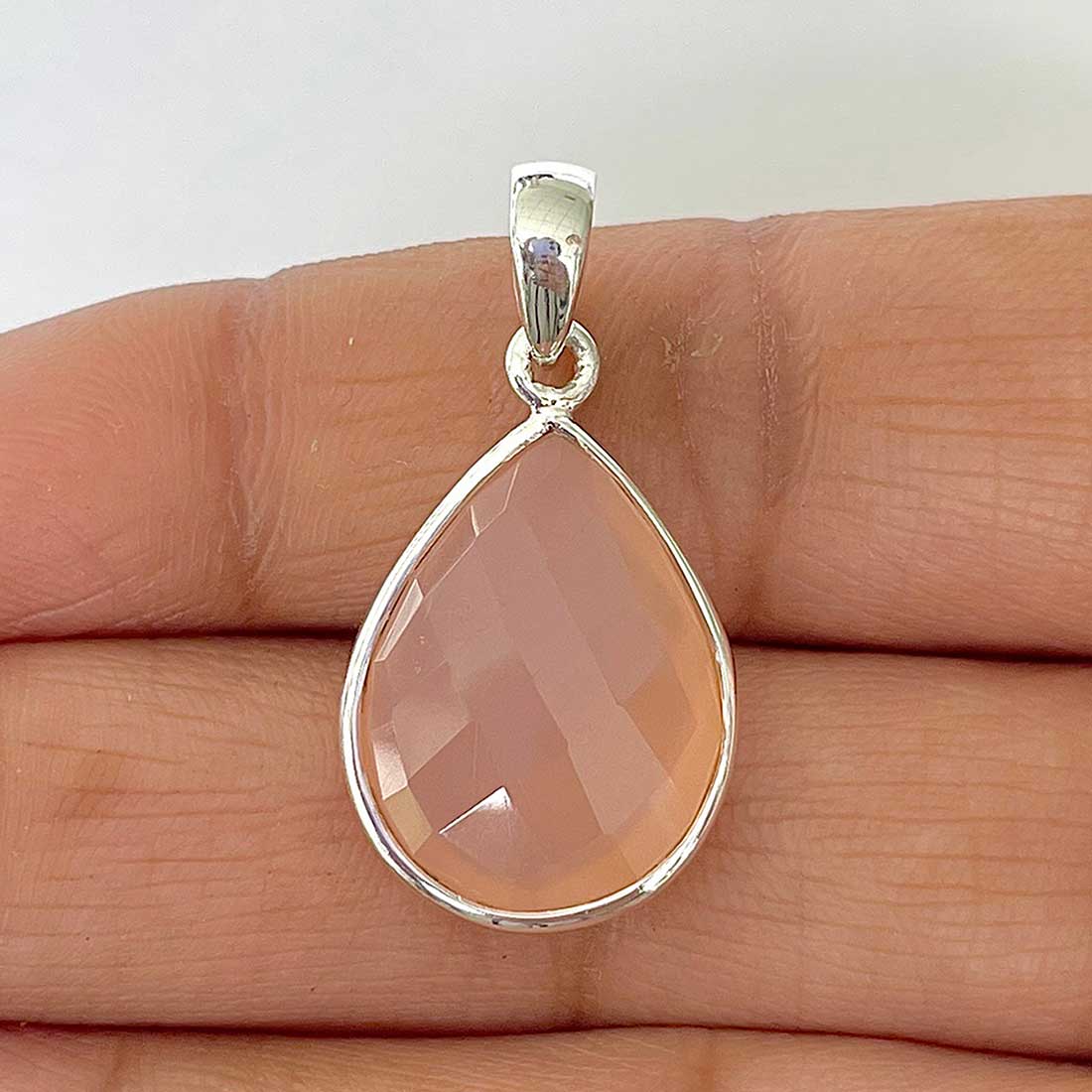 Chalcedony Pendant-(CHD-1-18)