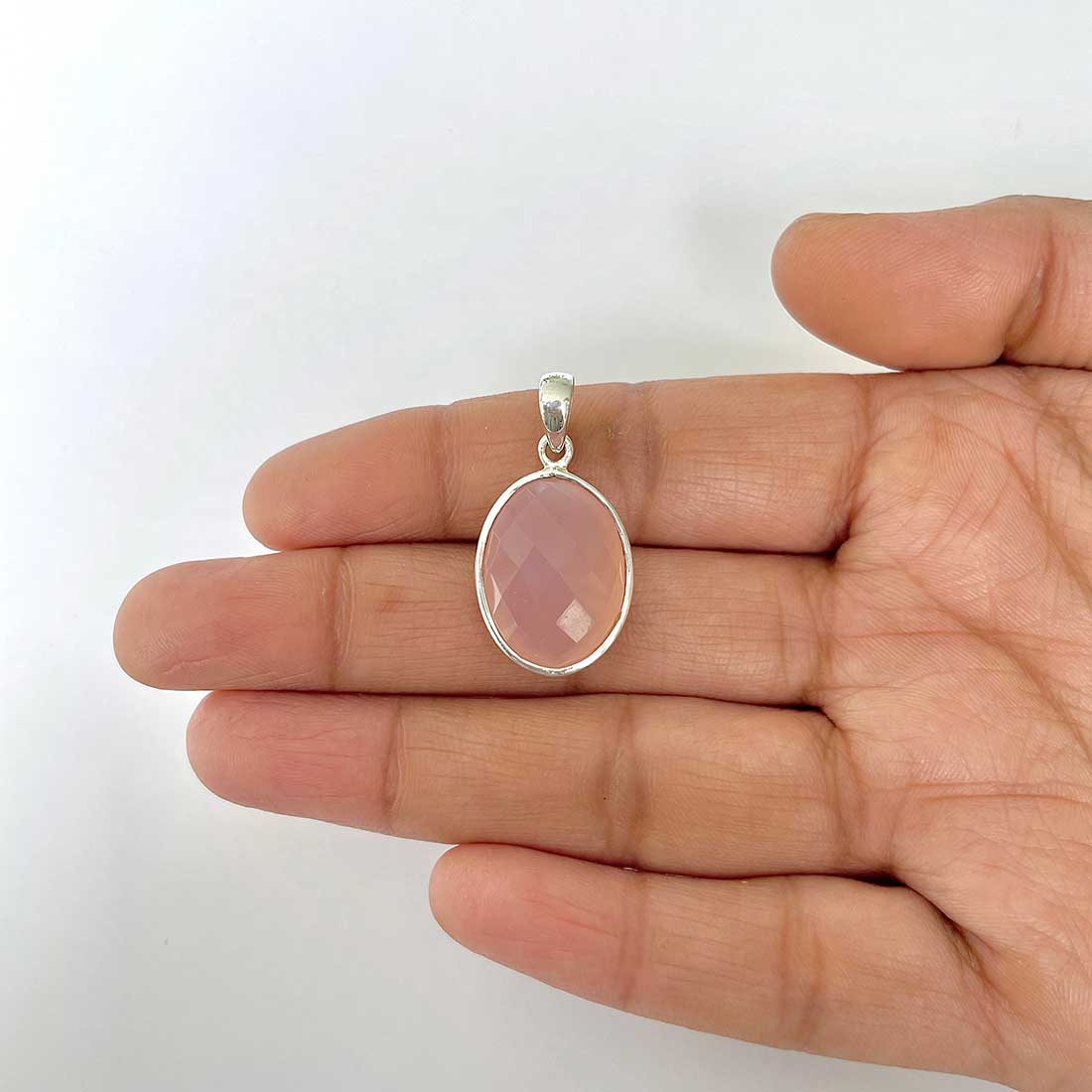 Chalcedony Pendant-(CHD-1-19)