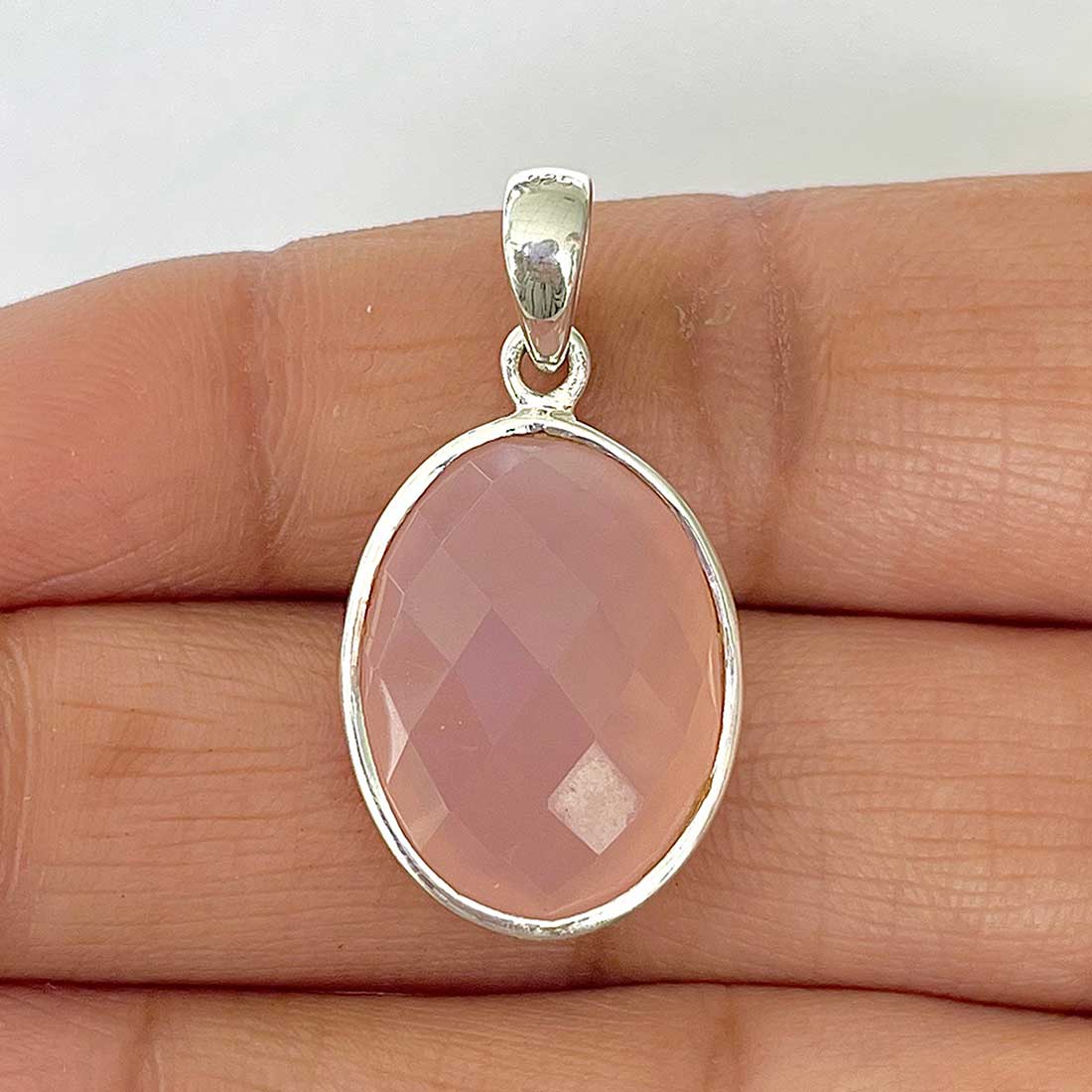 Chalcedony Pendant-(CHD-1-19)