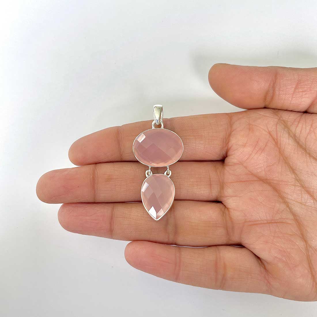 Chalcedony Pendant-(CHD-1-2)