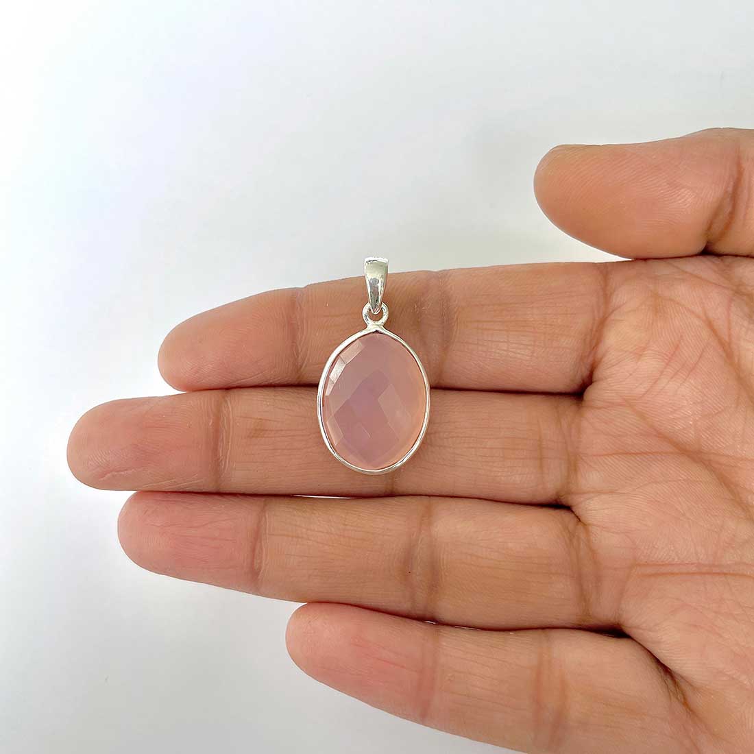 Chalcedony Pendant-(CHD-1-20)