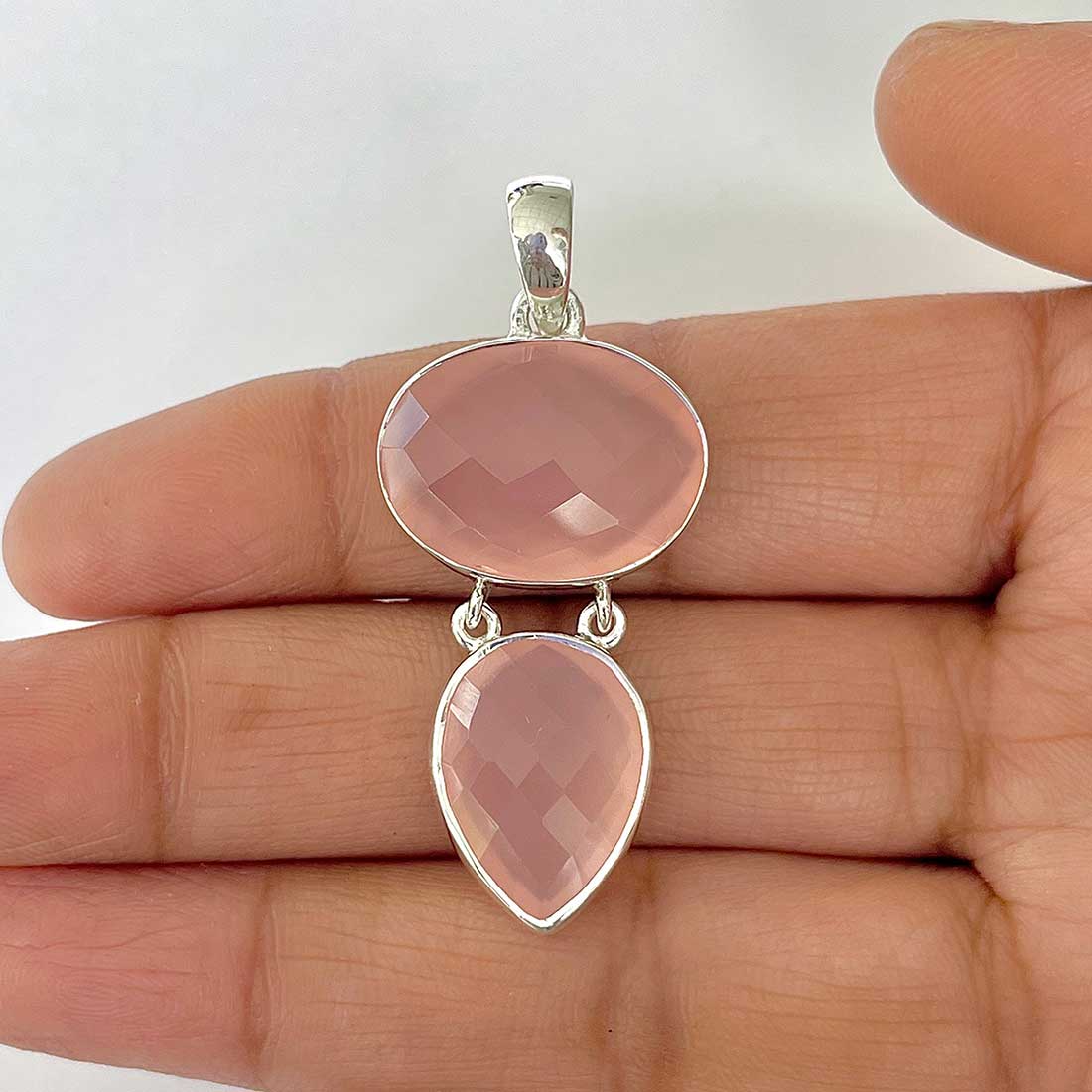 Chalcedony Pendant-(CHD-1-21)
