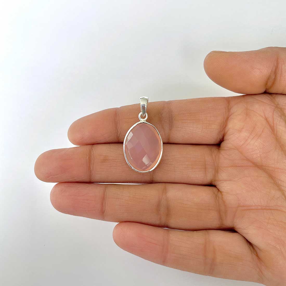 Chalcedony Pendant-(CHD-1-23)